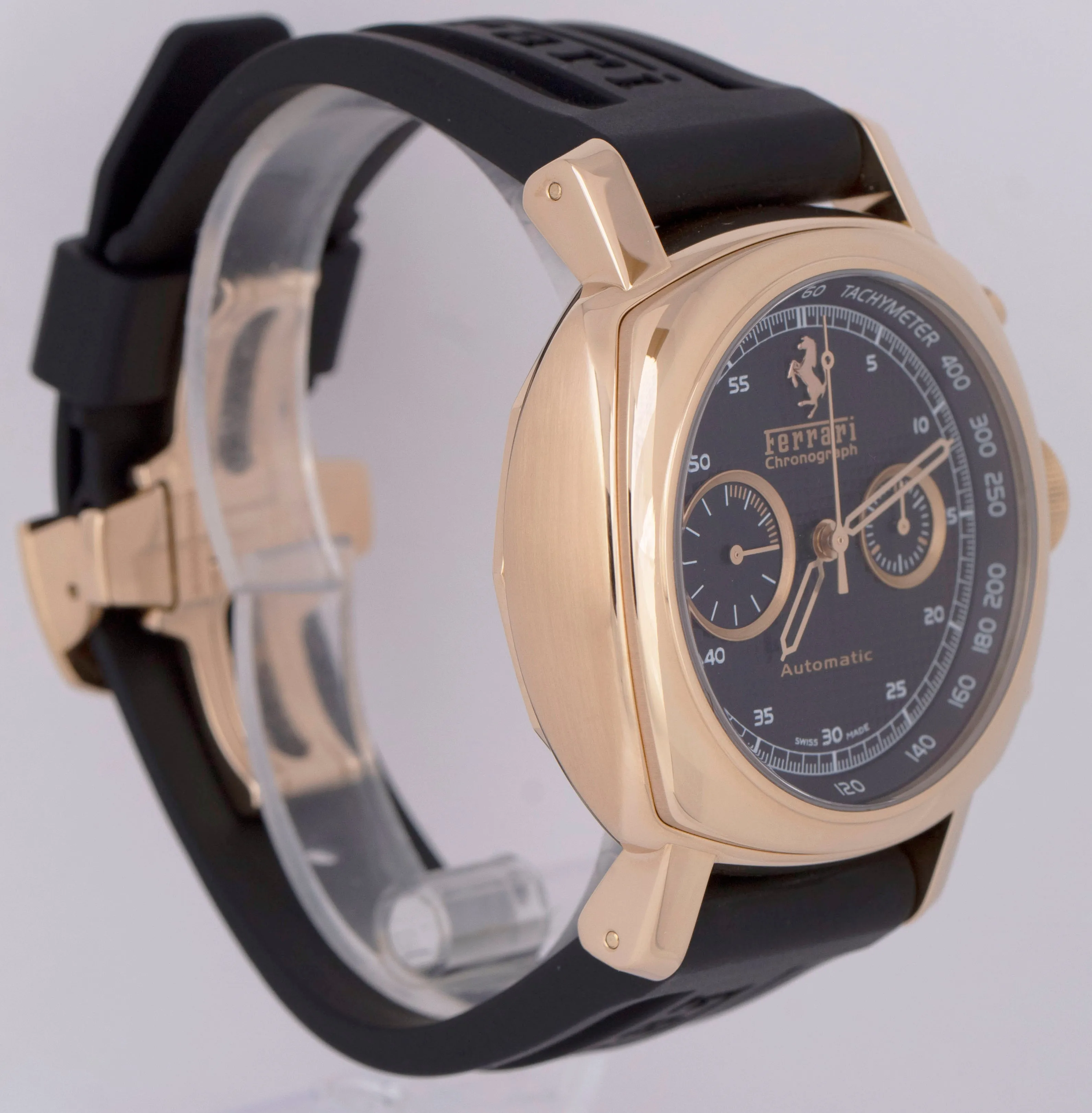 Panerai Ferrari 18K Rose Gold Grand Turismo Chronograph PAPERS 45mm FER00006 B P