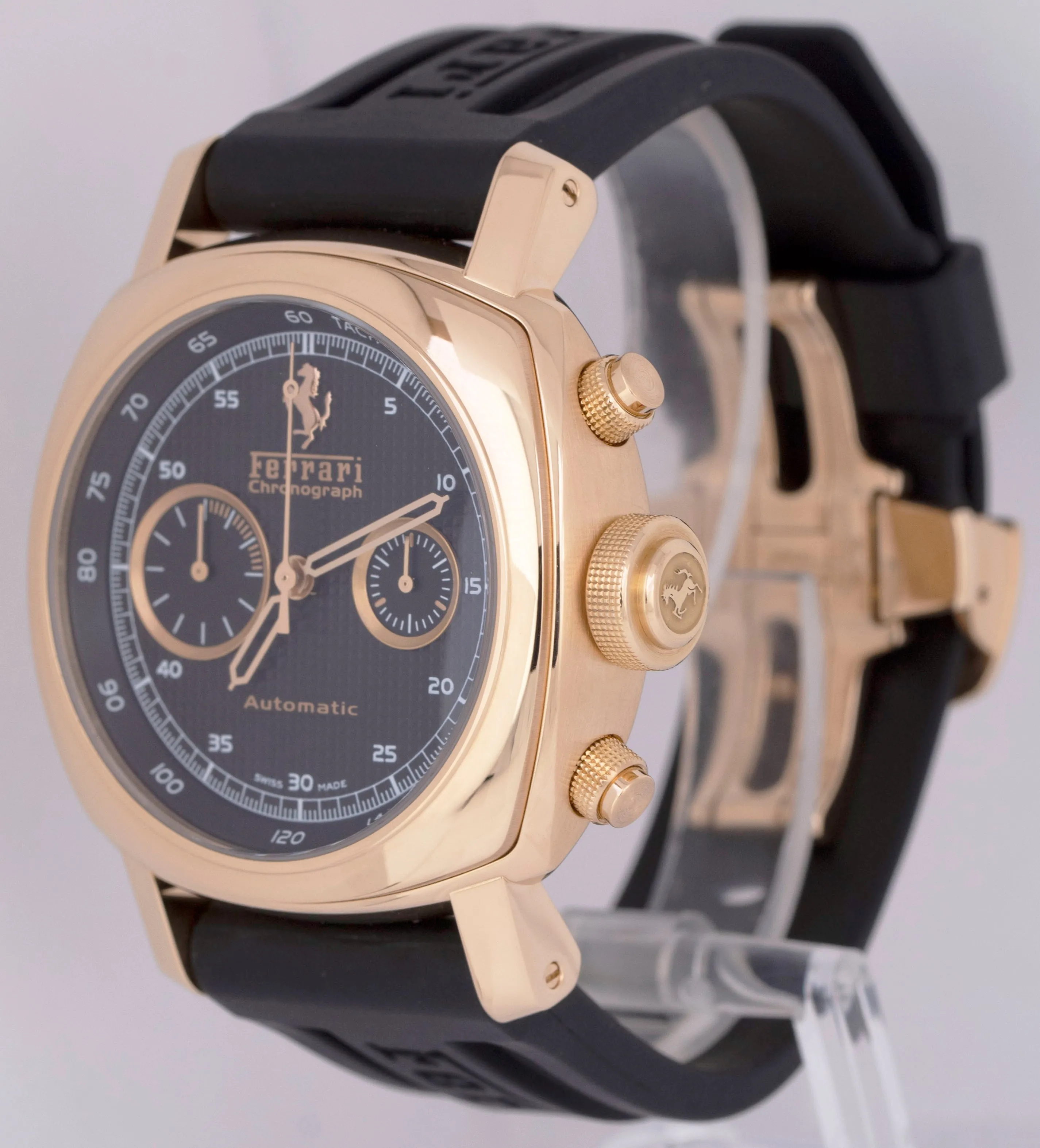 Panerai Ferrari 18K Rose Gold Grand Turismo Chronograph PAPERS 45mm FER00006 B P