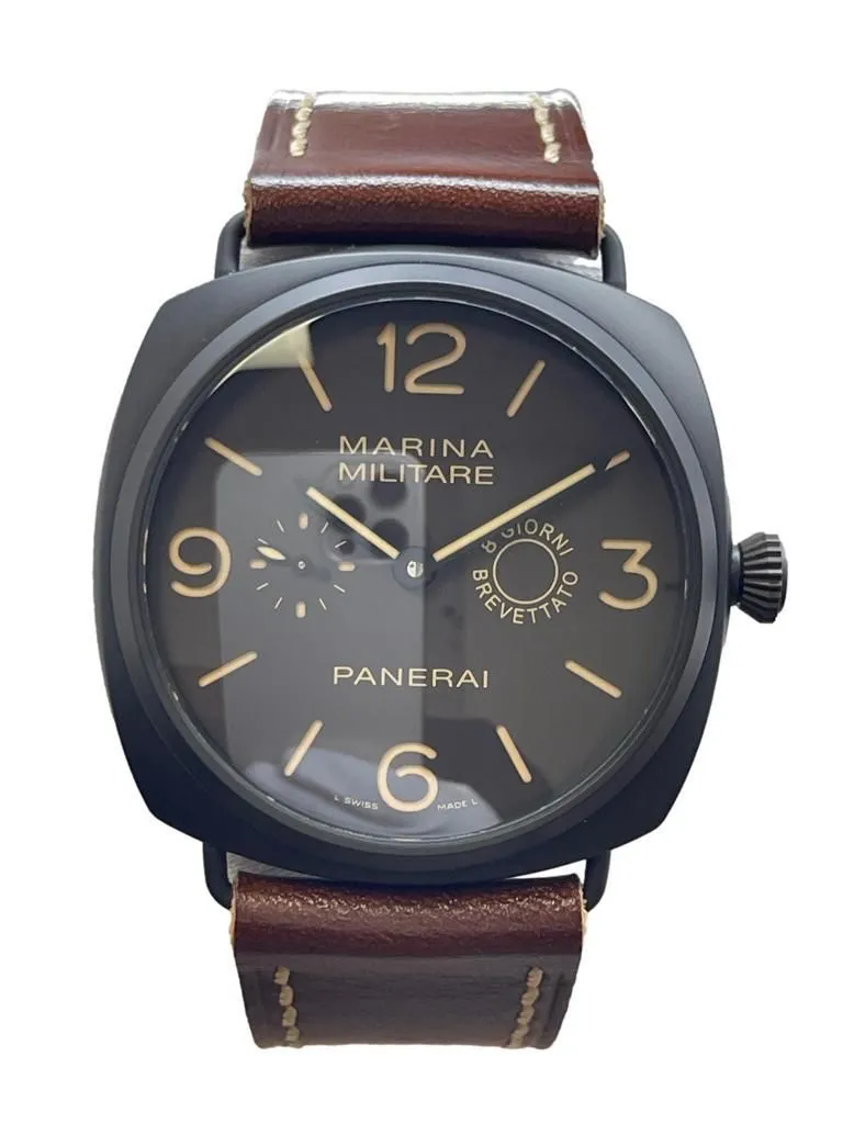 Panerai Radiomir Composite Marina Militaire PAM00339 Black Dial Hand Wind Men's Watch