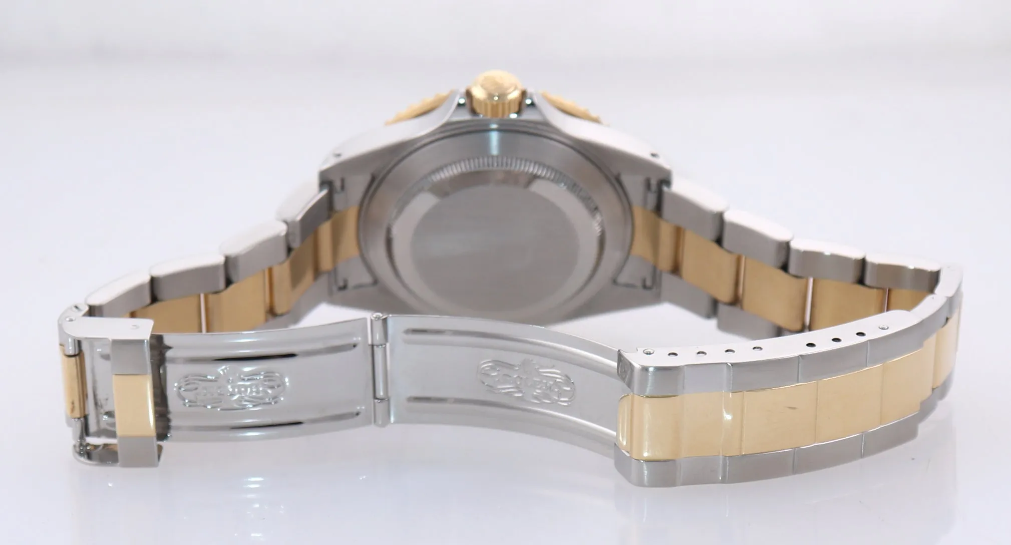 PAPERS 2018 RSC Rolex Submariner 16613 18k Gold Steel Two Tone Black 40mm Watch