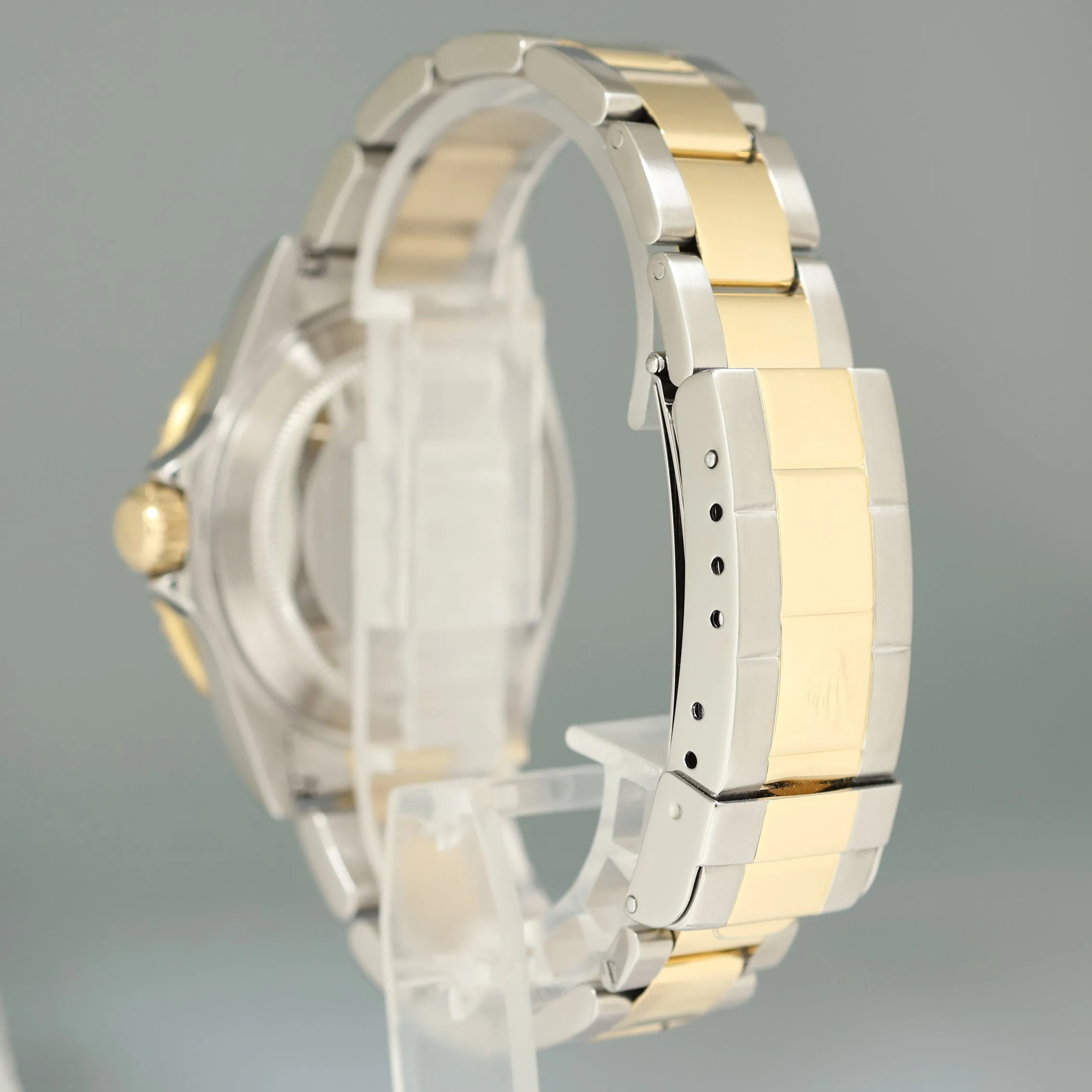 PAPERS 2024 RSC SERVICE Rolex Submariner 16613 Two Tone Gold Serti Diamond Watch