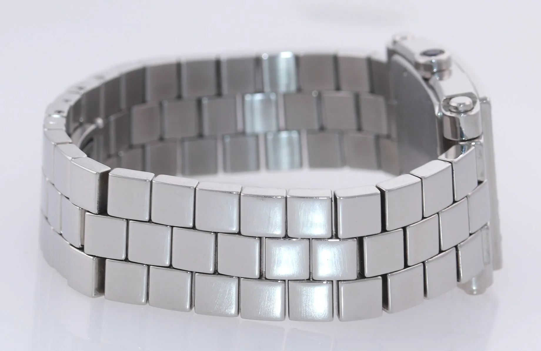 PAPERS Ladies Chopard Happy Sport 7 Diamond 278496-3001 30mm Quartz MOP Watch