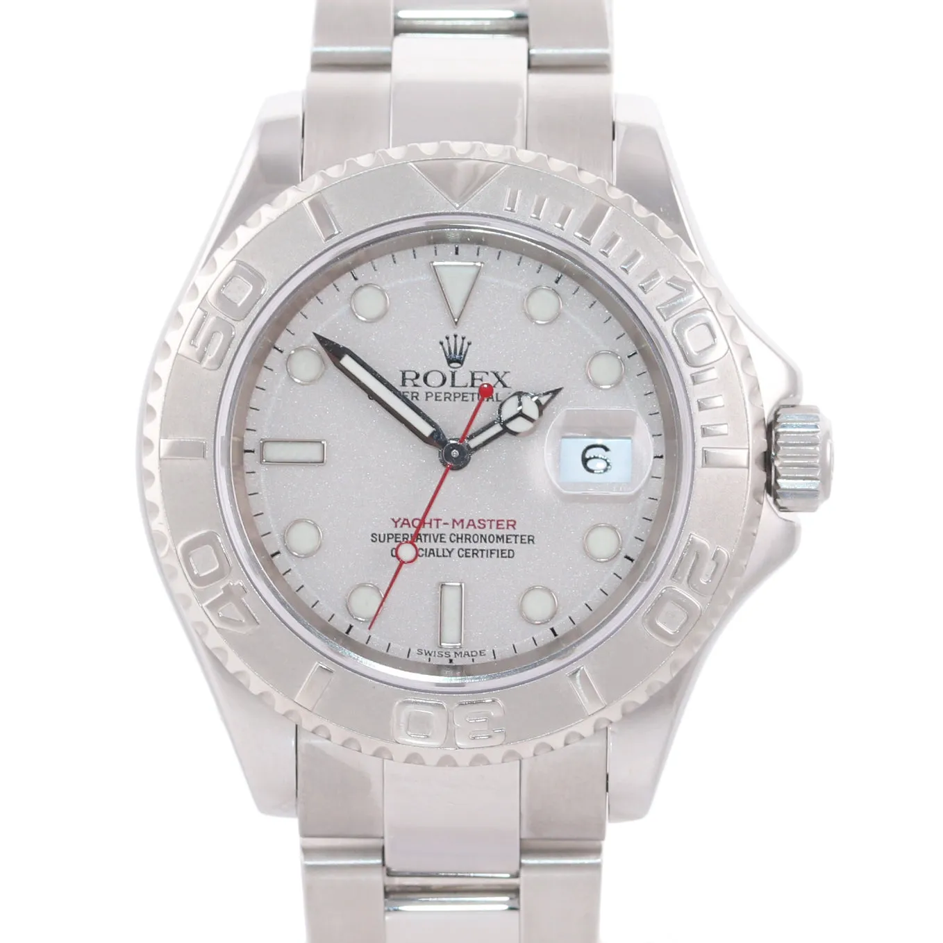 PAPERS MINT Rolex Yacht-Master 16622 Steel Platinum Rolesium 40mm Watch Box