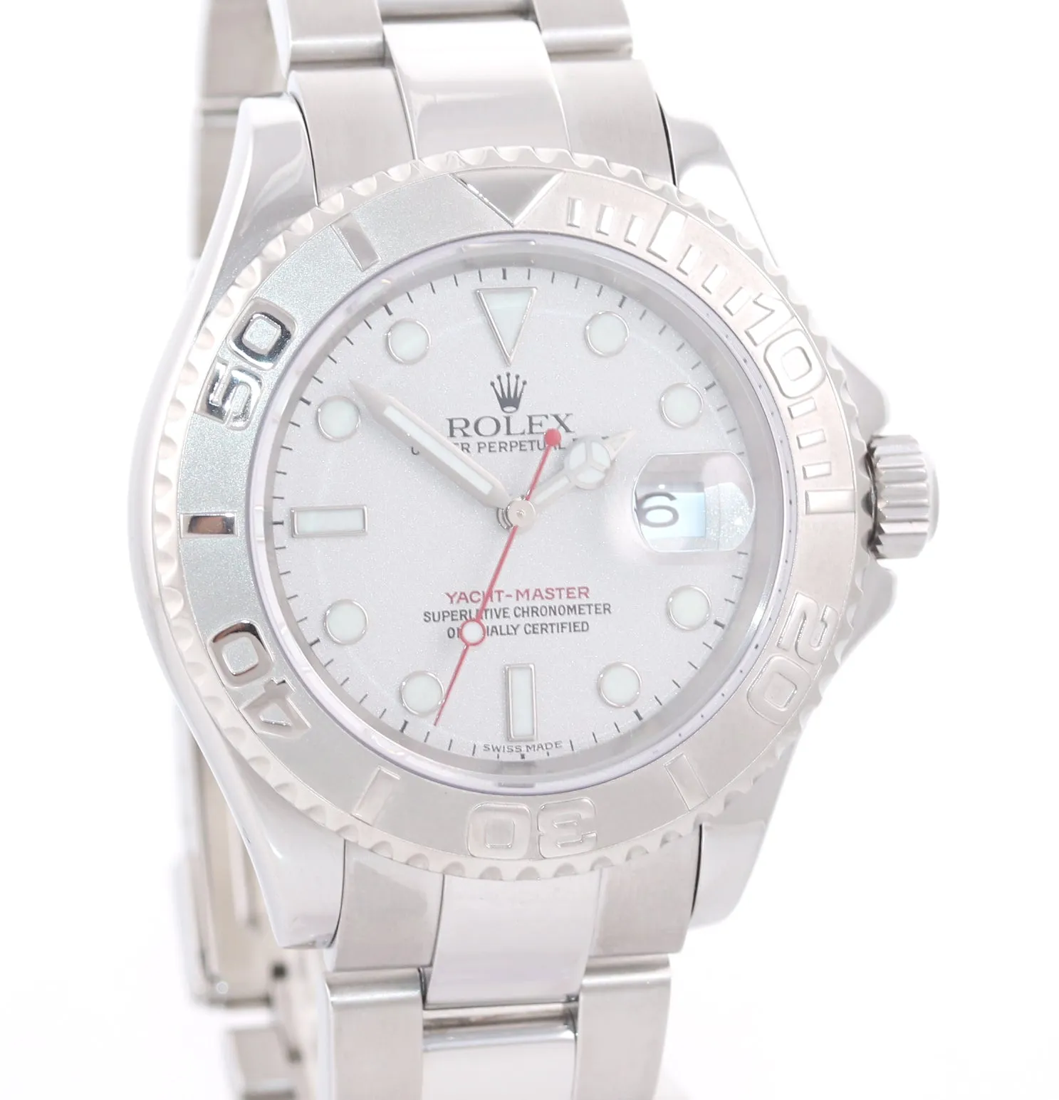 PAPERS MINT Rolex Yacht-Master 16622 Steel Platinum Rolesium 40mm Watch Box