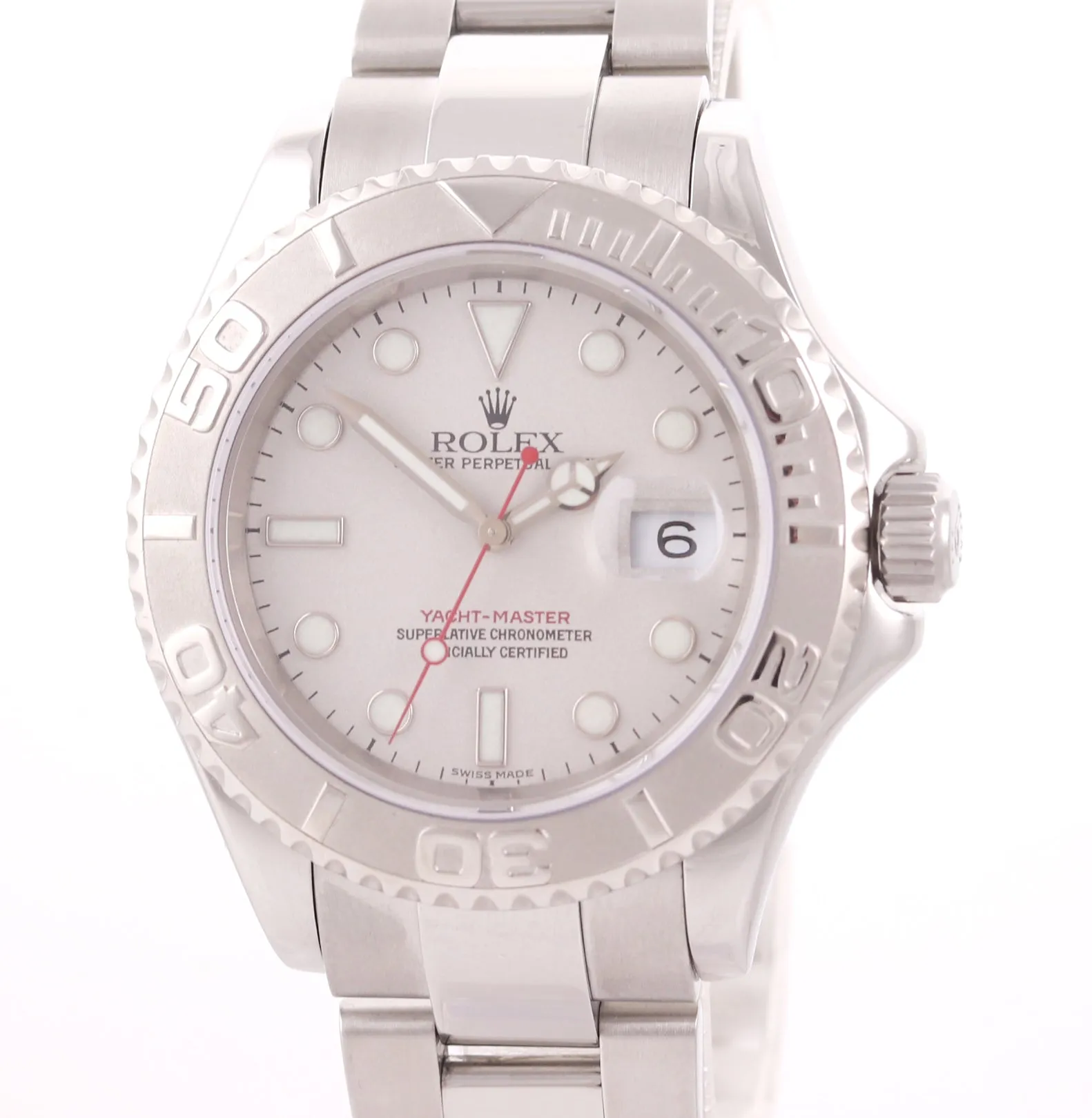 PAPERS MINT Rolex Yacht-Master 16622 Steel Platinum Rolesium 40mm Watch Box