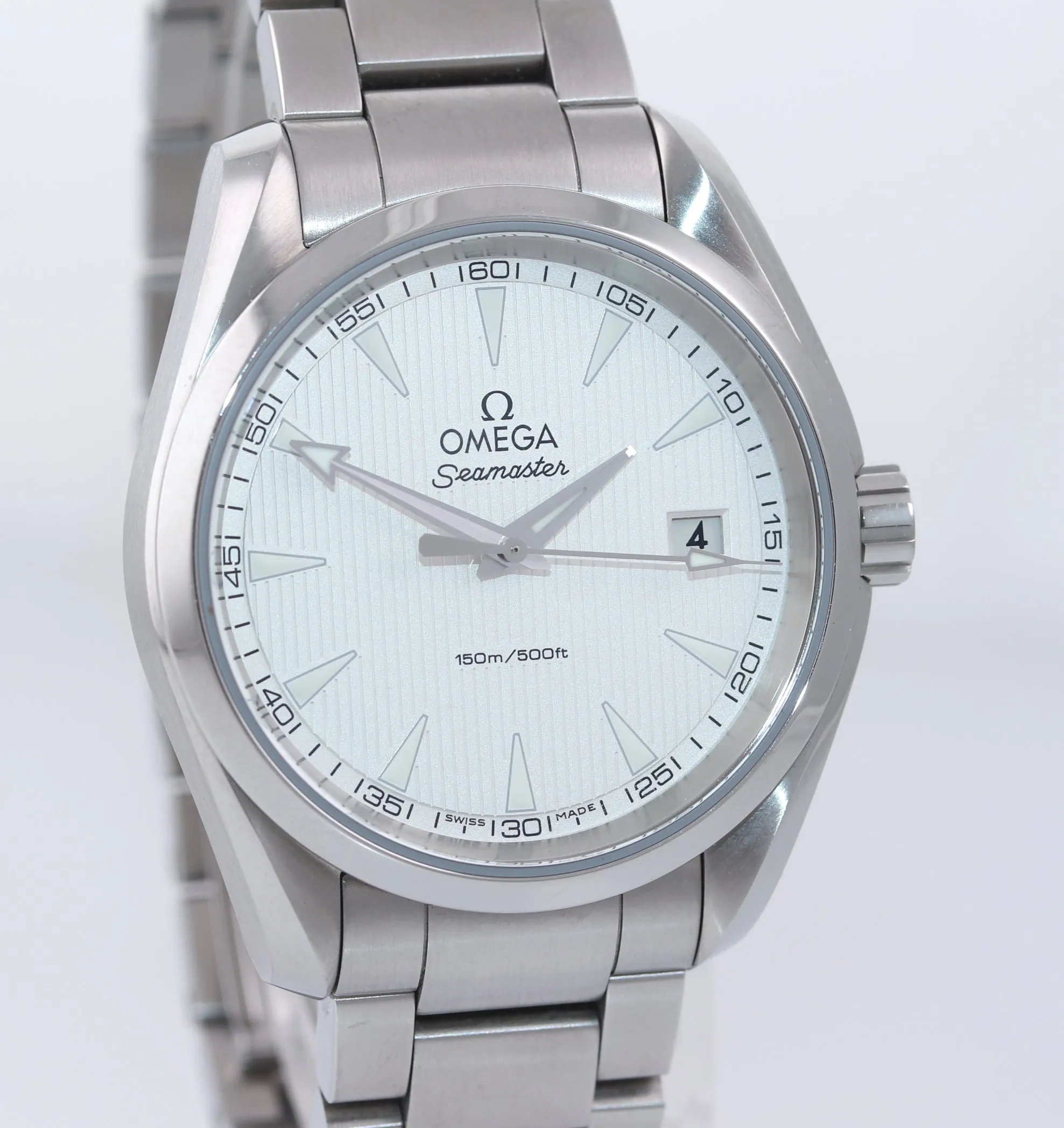 PAPERS Omega Seamaster Aqua Terra White Olympics 522.10.39.60.02.001 Watch Box