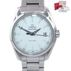 PAPERS Omega Seamaster Aqua Terra White Olympics 522.10.39.60.02.001 Watch Box