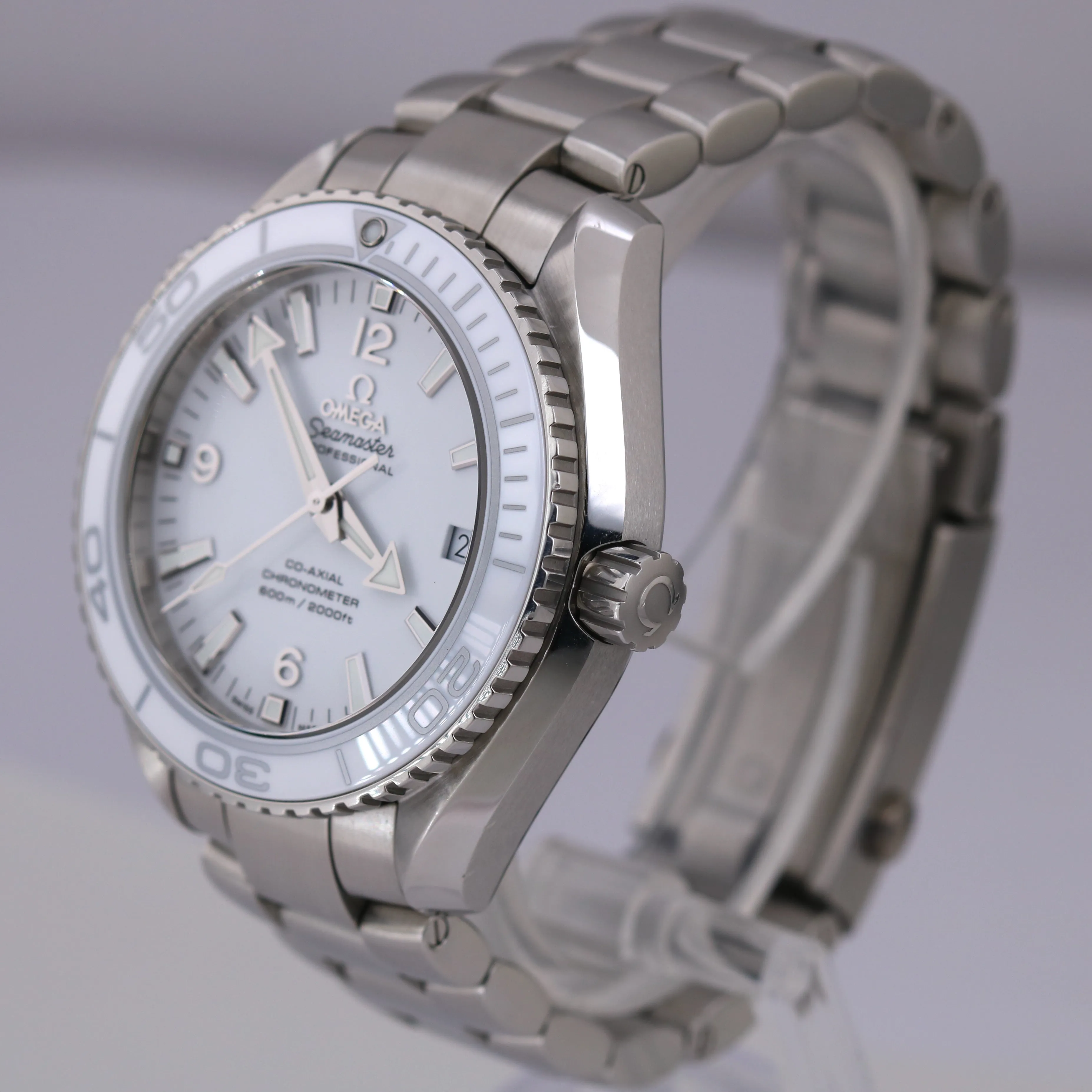 PAPERS OMEGA Seamaster Planet Ocean 600M WHITE 232.30.42.21.04.001 42mm B P