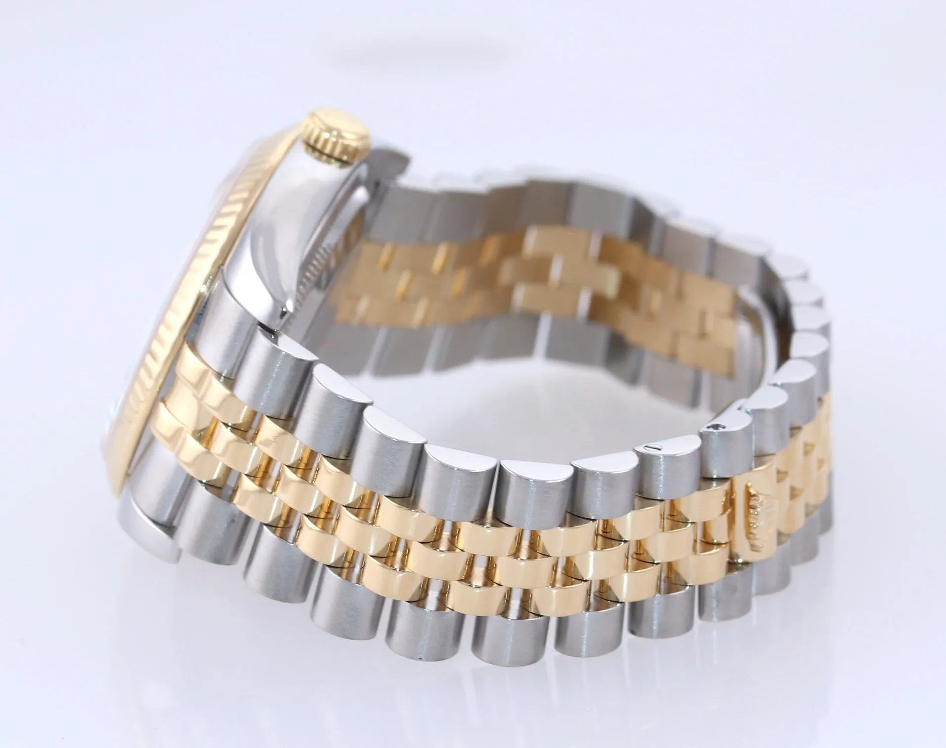 PAPERS Rolex DateJust Jubilee 36mm Silver Diamond 116233 18k Gold Two Tone Watch