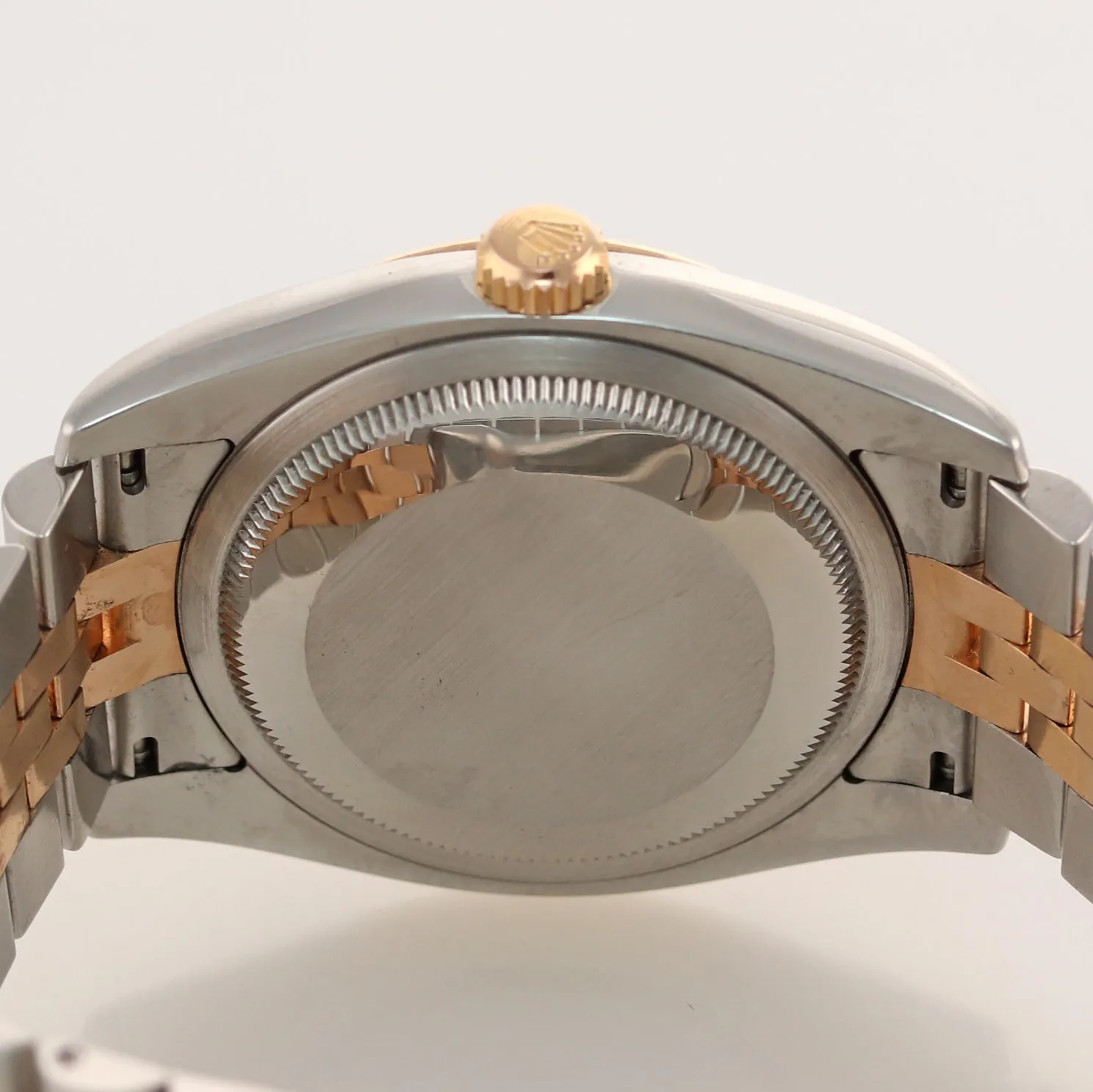 PAPERS Rolex DateJust Jubilee Band 36mm 116231 18k ROSE GOLD White Roman Watch
