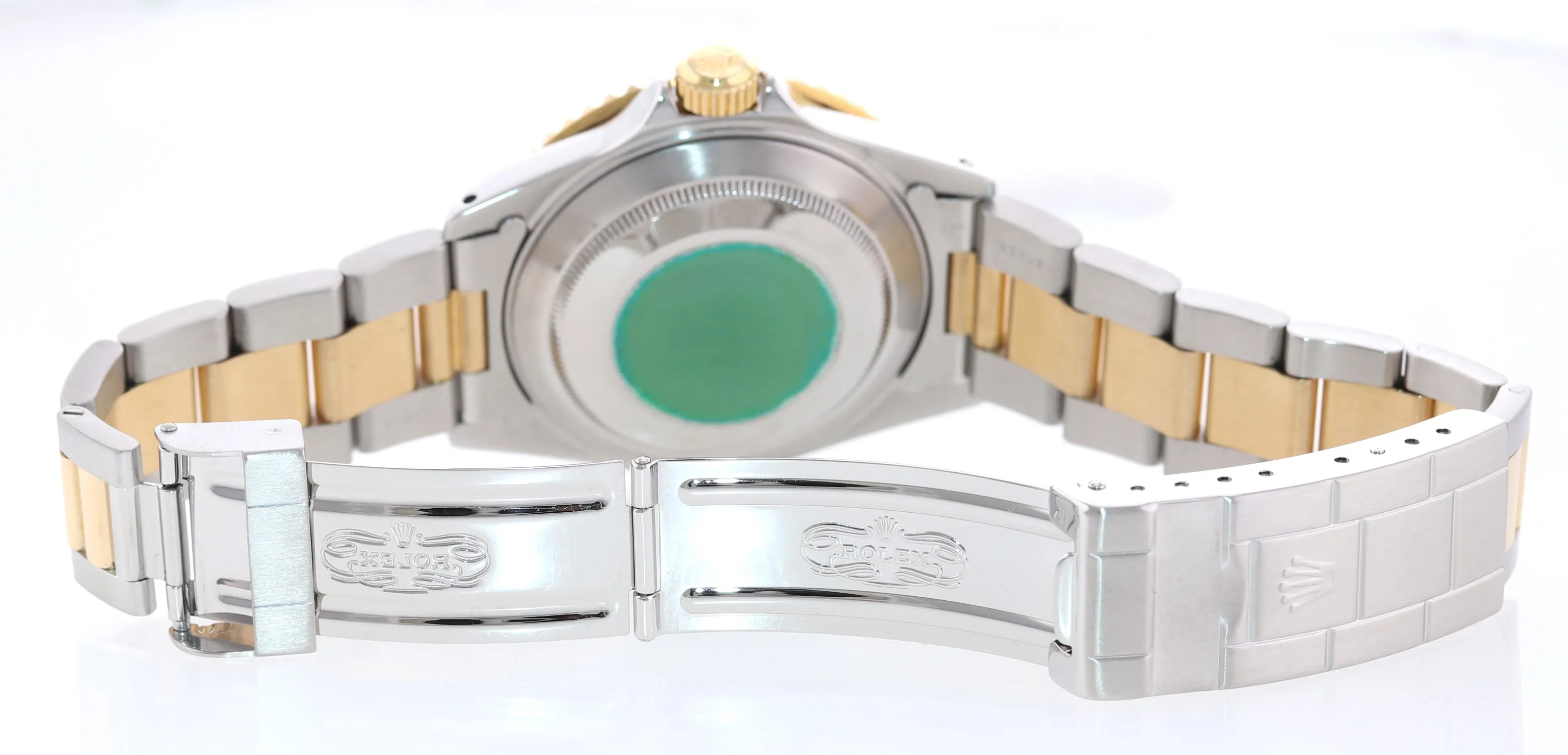 PAPERS Rolex Submariner 16613 18k Gold Steel Two Tone Black 40mm Watch Box
