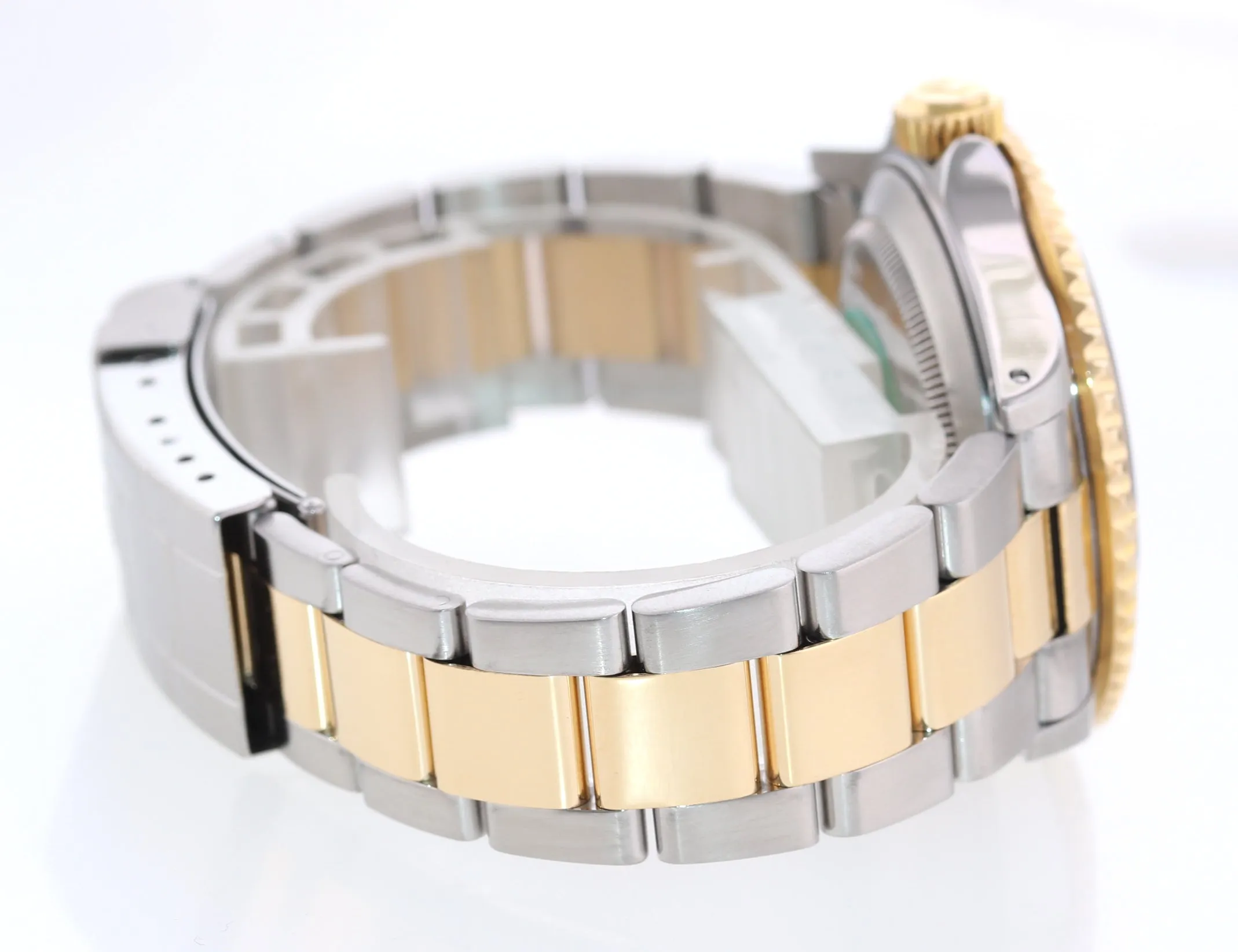 PAPERS Rolex Submariner 16613 18k Gold Steel Two Tone Black 40mm Watch Box