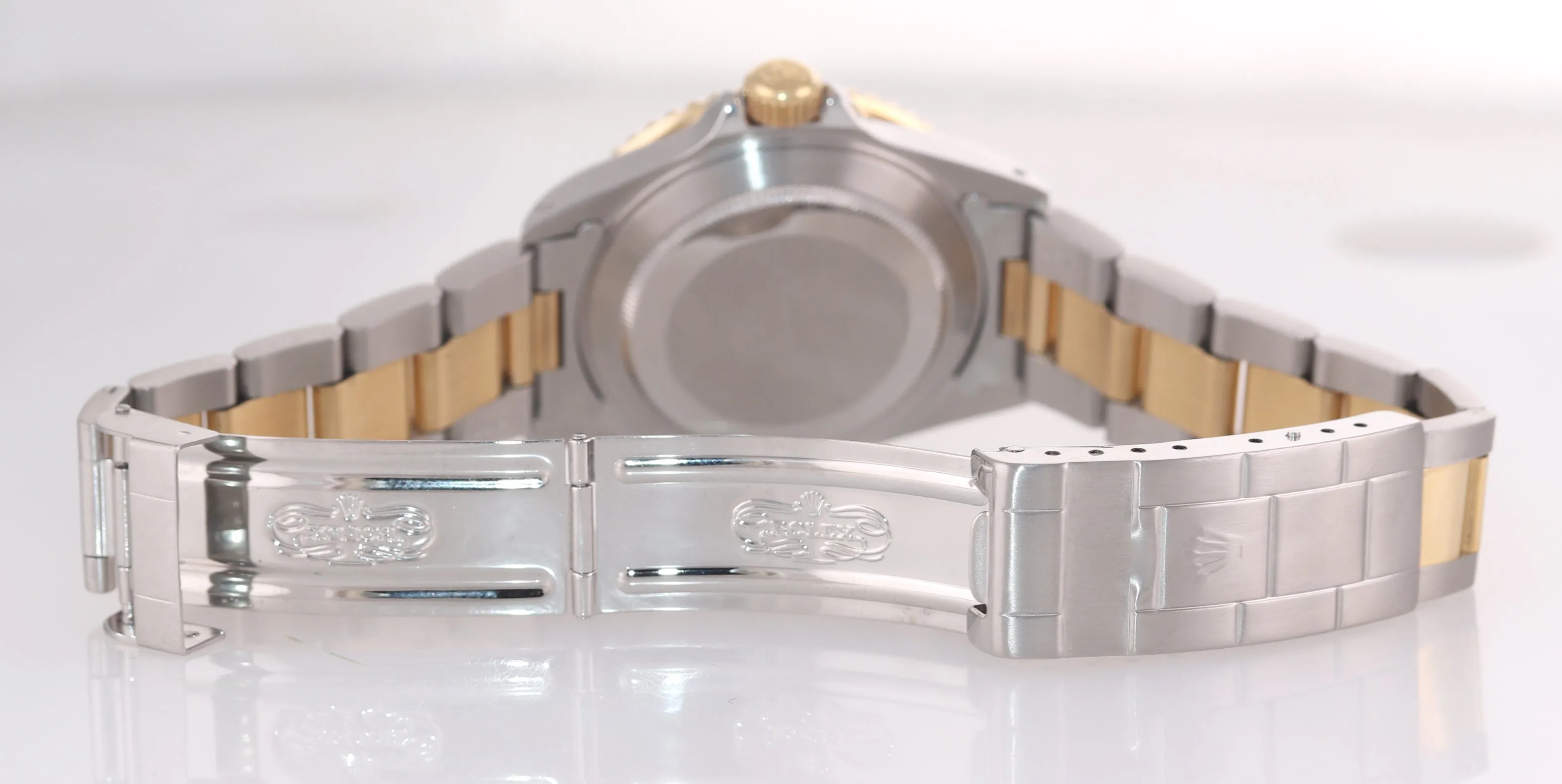 PAPERS Rolex Submariner 16613 Two Tone Steel Yellow Gold Black 40mm Watch Box