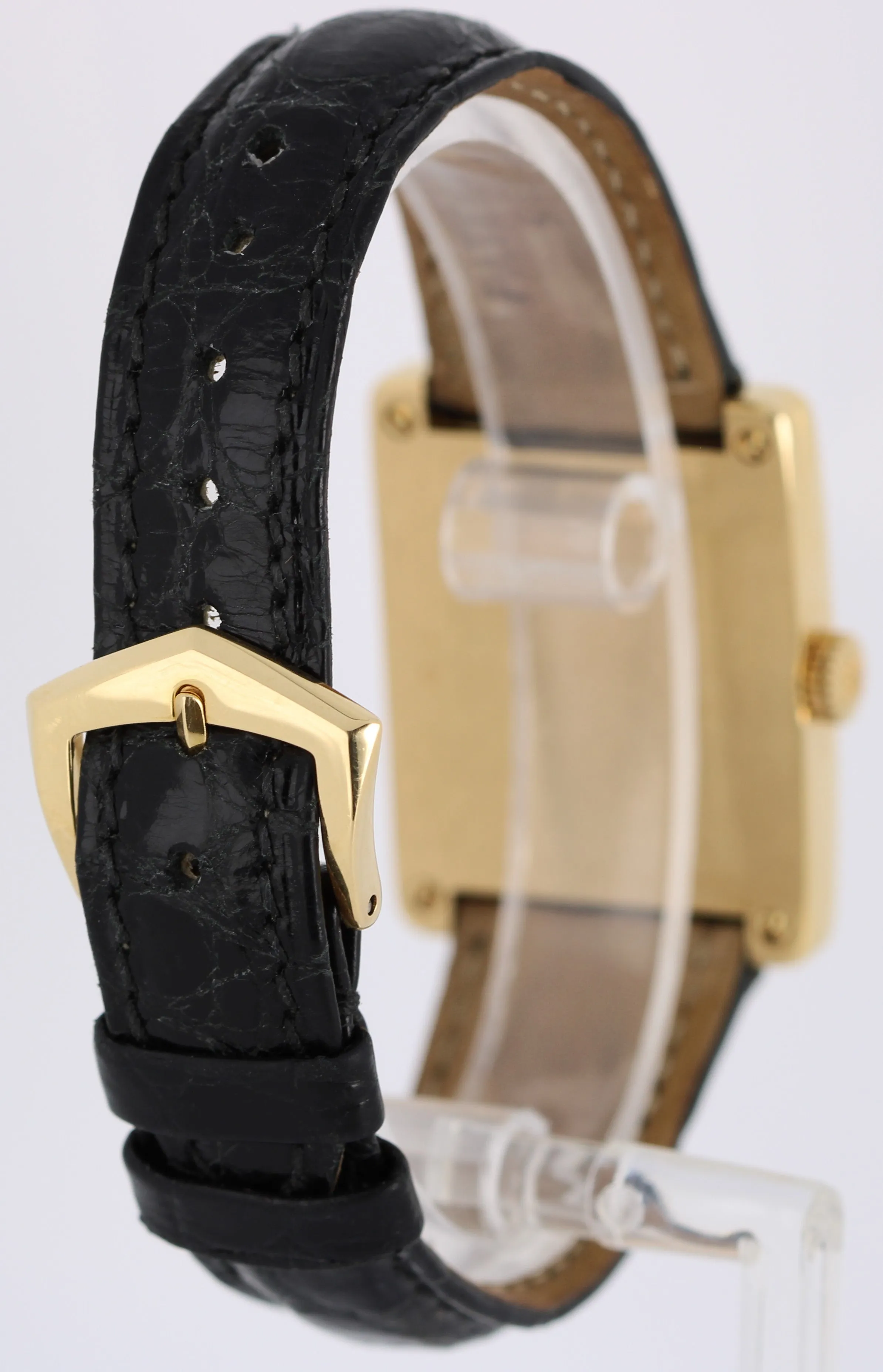 Patek Philippe Gondolo 18k Yellow Gold Silver 26mmX33m Manual 5010 Watch