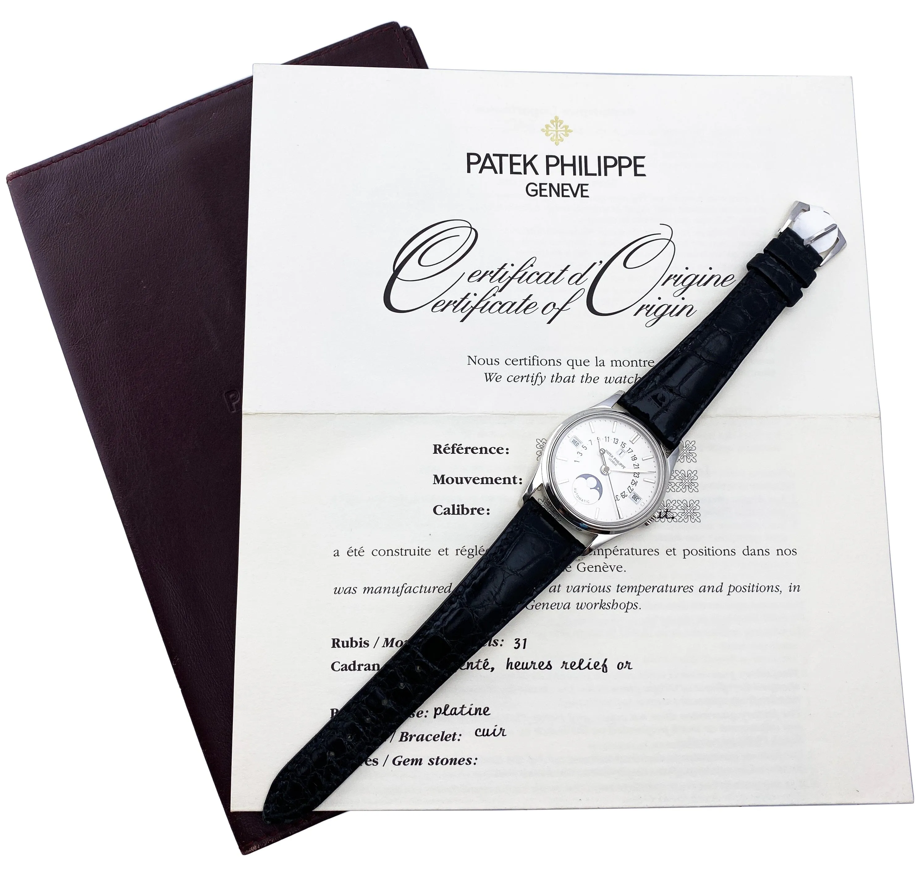 Patek Philippe Grand Complications 5050P Perpetual Calendar Watch Papers
