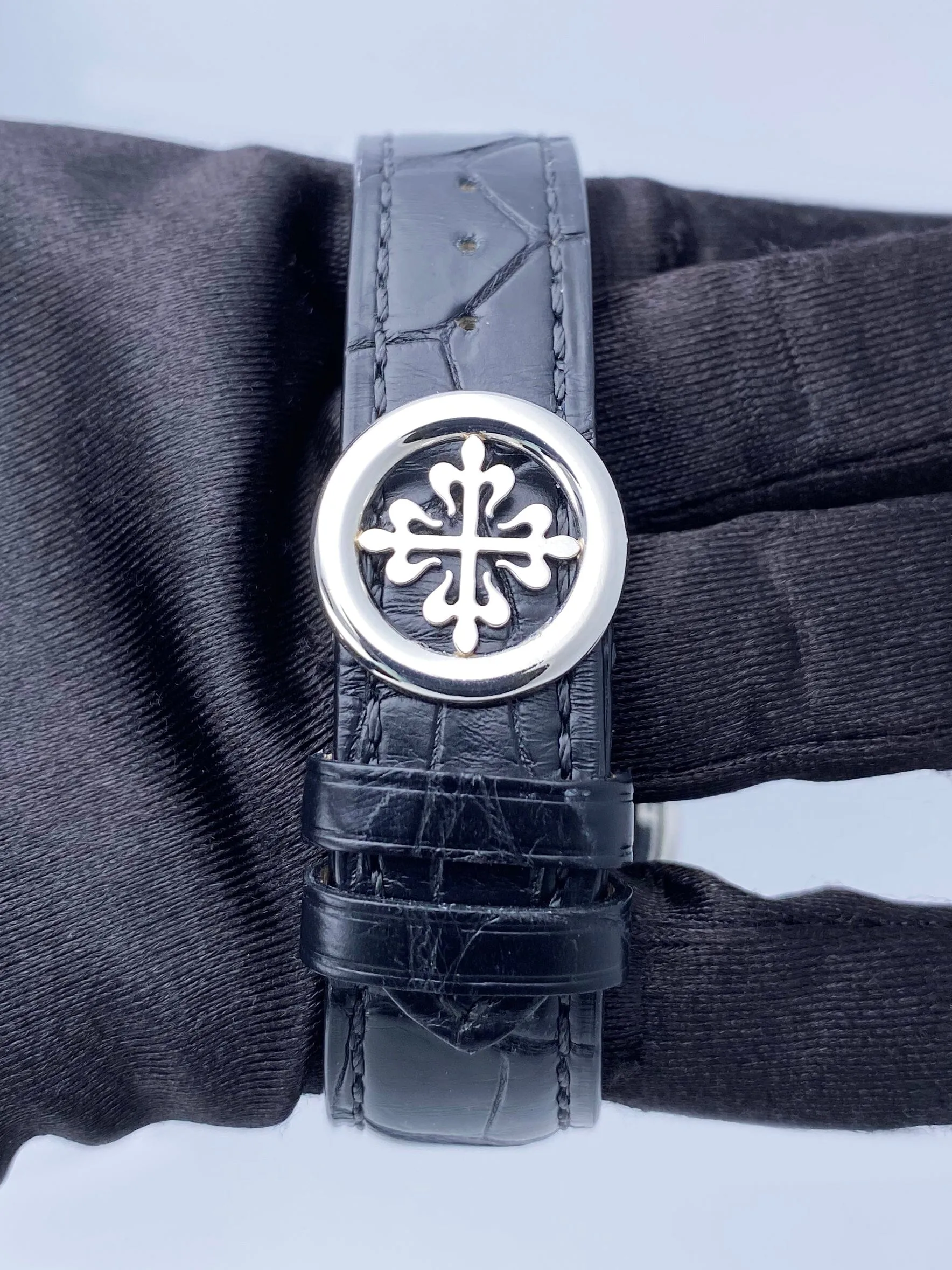 Patek Philippe Grand Complications 5140P Diamond Black Dial Mens Watch Box Papers