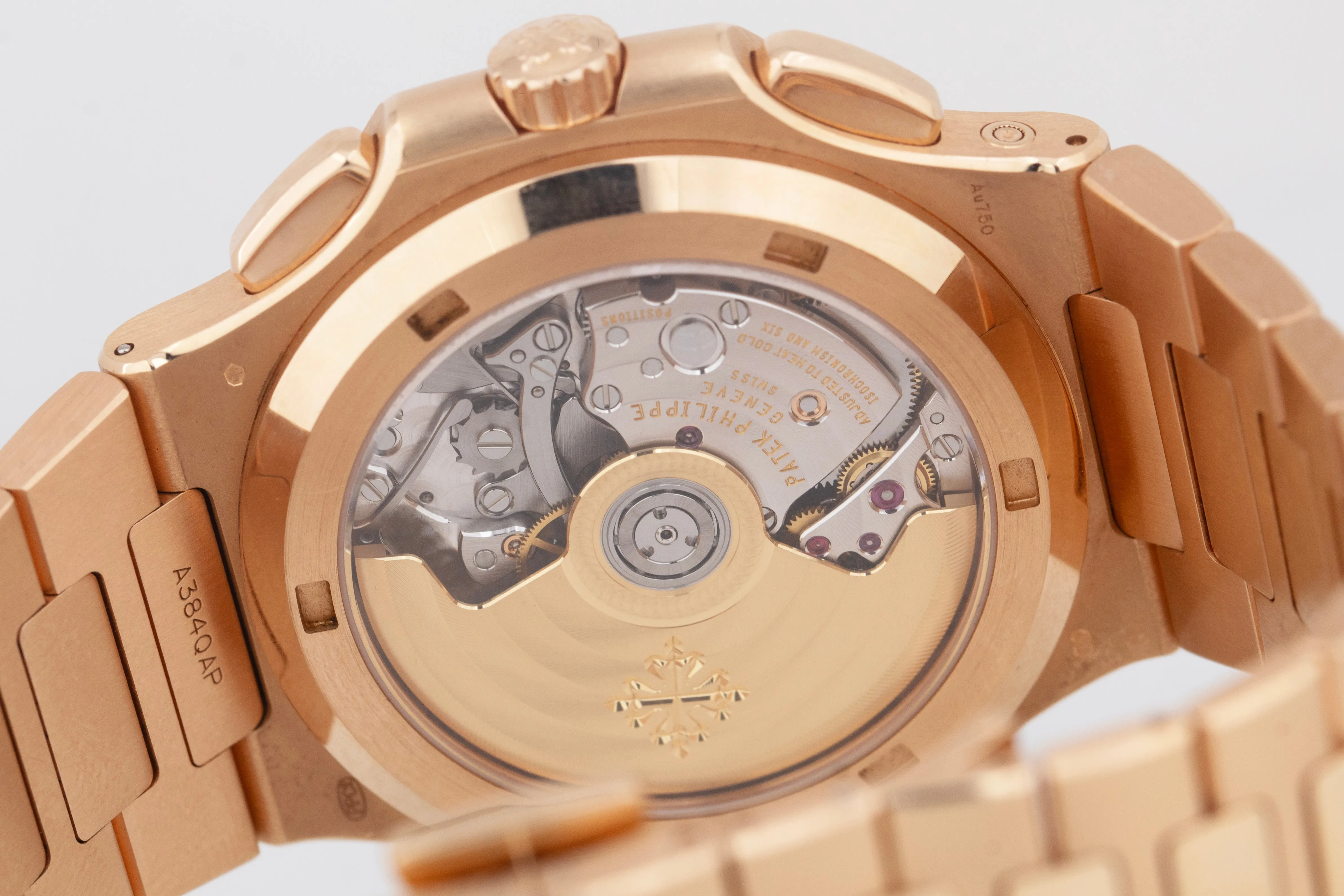 Patek Philippe Nautilus 40.5mm Rose Gold Travel Time Chronograph 5990/1R-001 B P