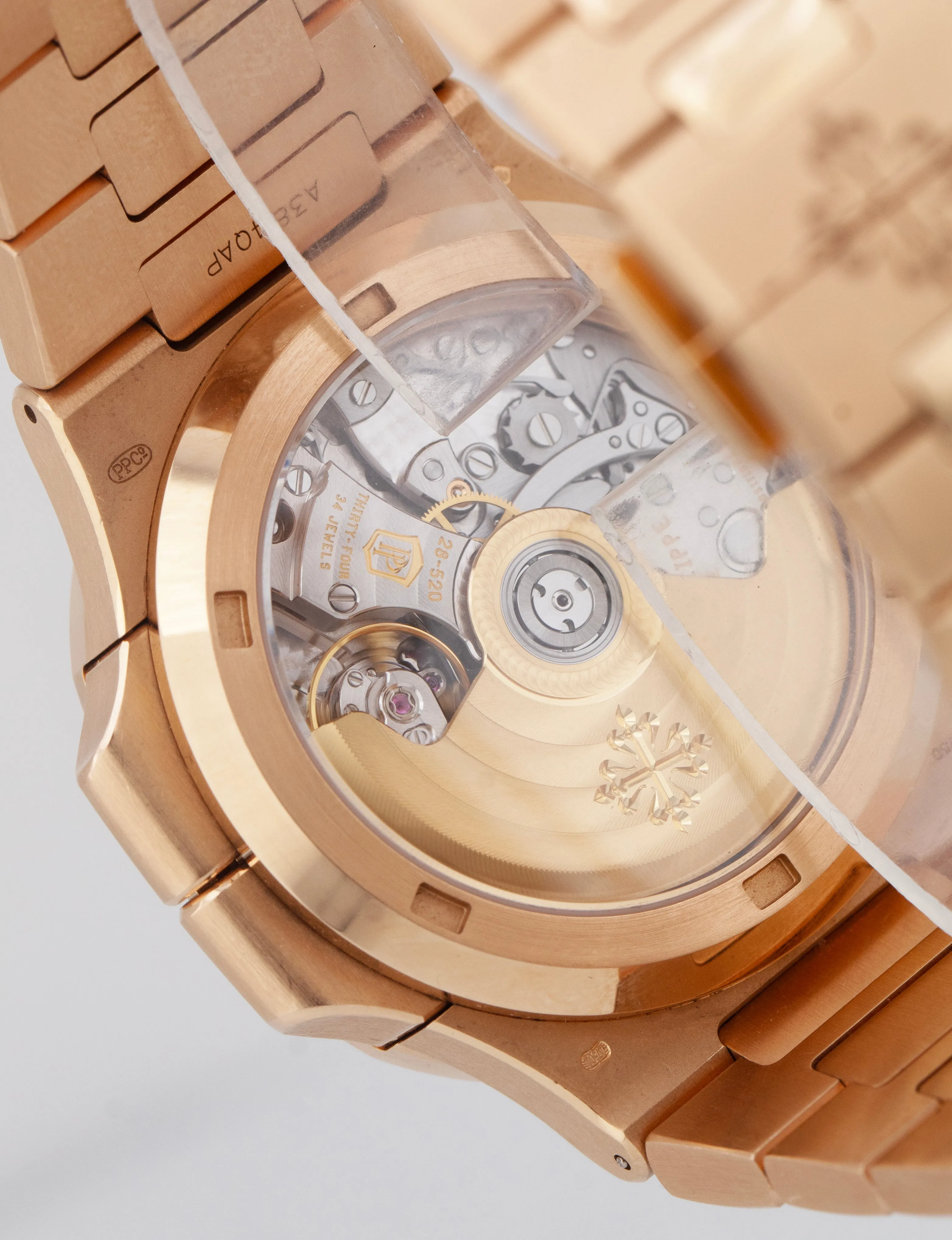 Patek Philippe Nautilus 40.5mm Rose Gold Travel Time Chronograph 5990/1R-001 B P