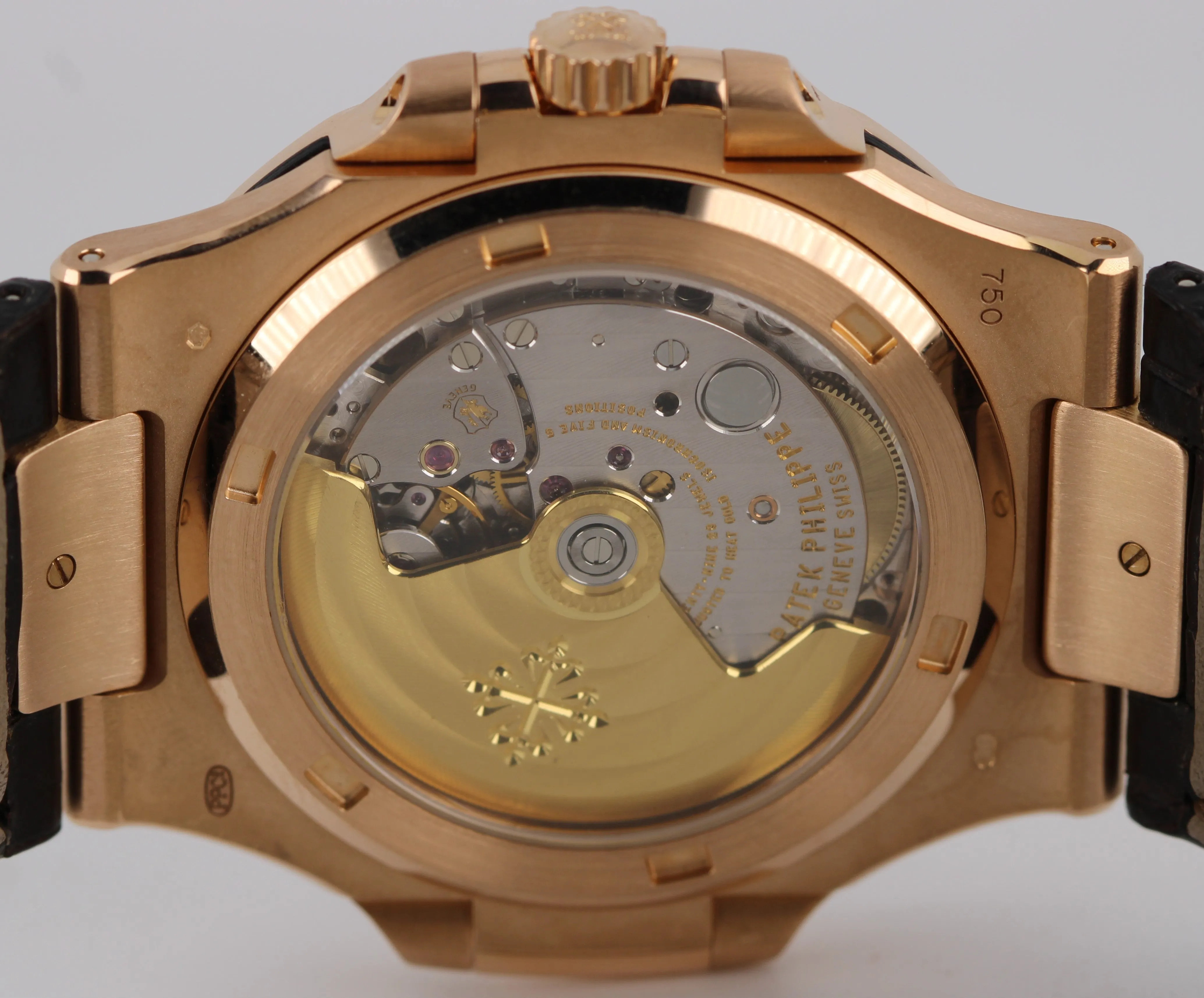 Patek Philippe Nautilus PAPERS 18k Rose Gold Gray 40mm 5711R-001 Watch BOX