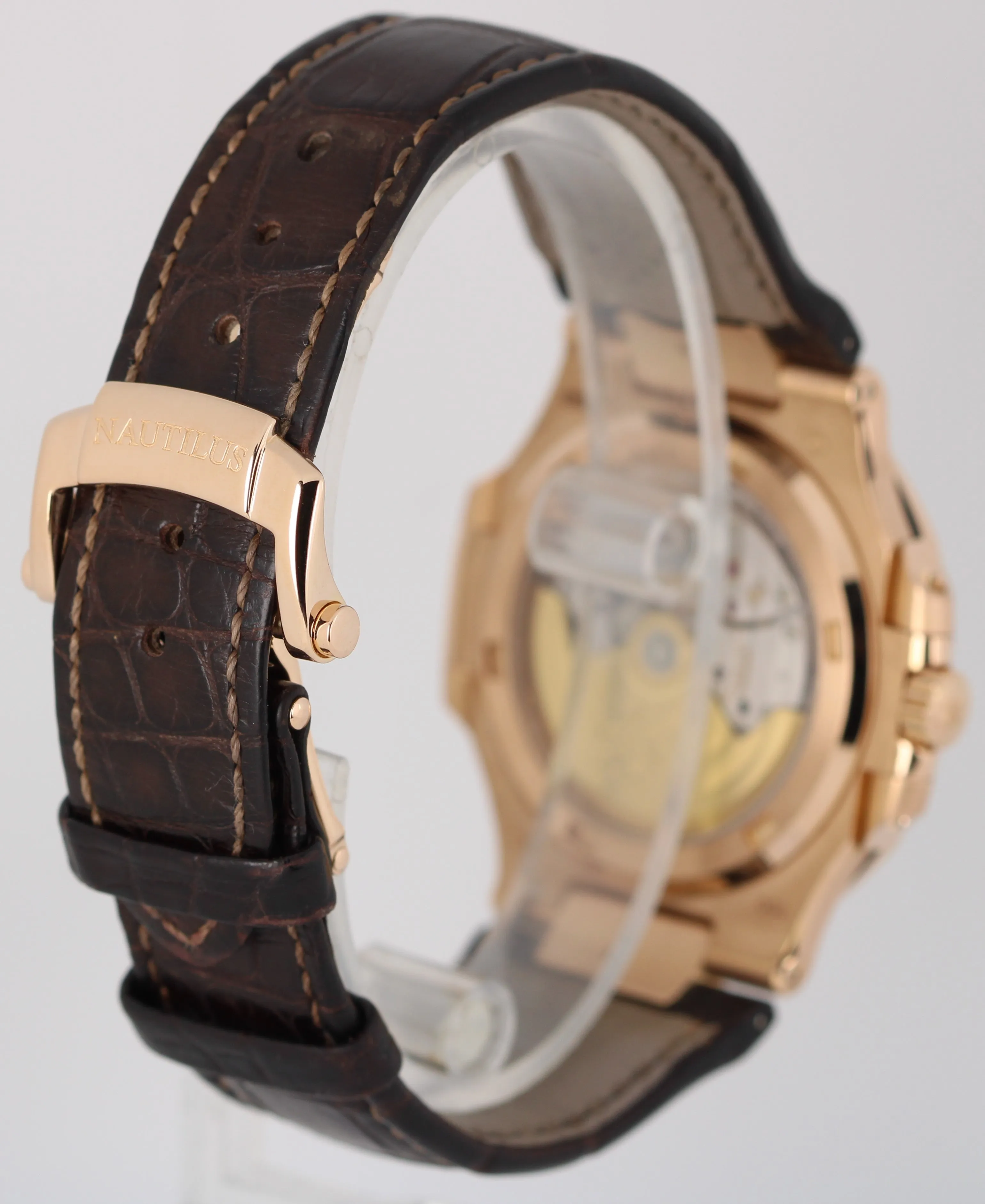Patek Philippe Nautilus PAPERS 18k Rose Gold Gray 40mm 5711R-001 Watch BOX