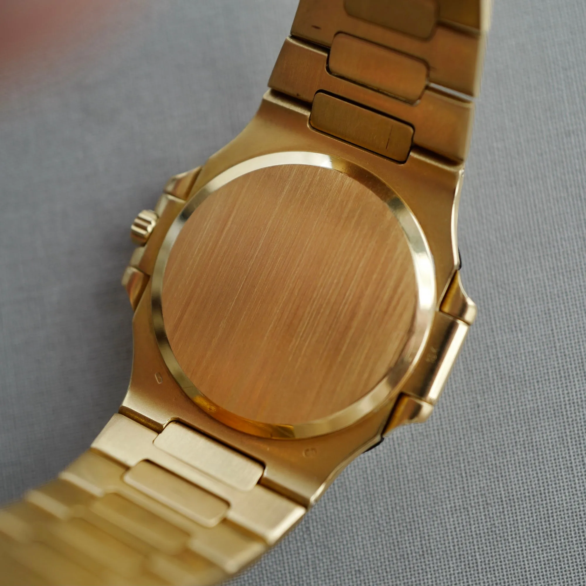 Patek Philippe Yellow Gold Nautilus Jumbo Watch Ref. 3700