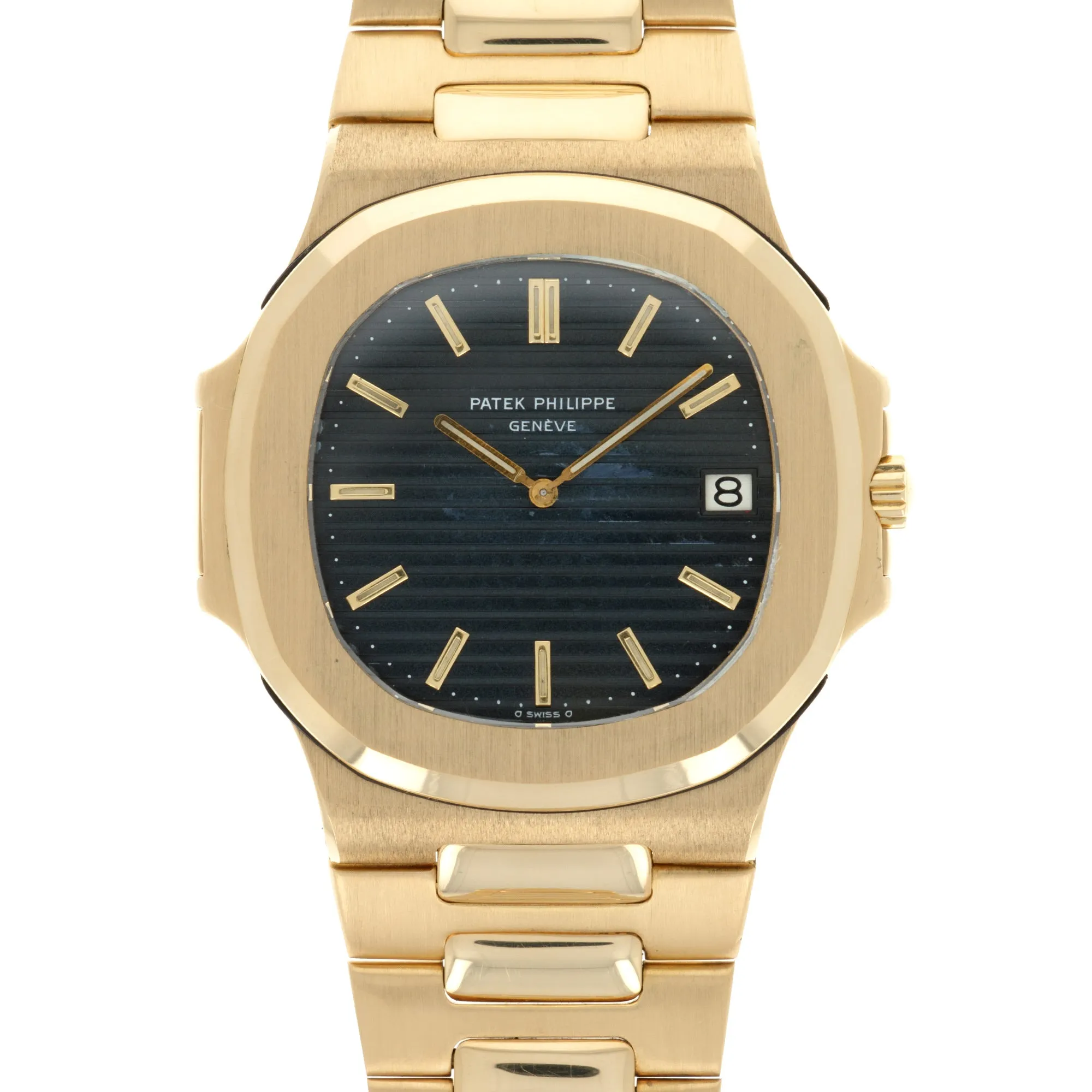 Patek Philippe Yellow Gold Nautilus Jumbo Watch Ref. 3700