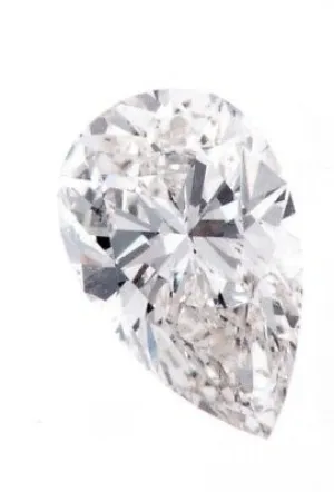 Pear Cut Natural Loose Diamond 0.70 Carat J Color VVS2 Clarity GIA Certified