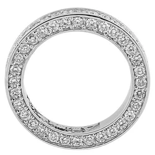 Platinum Womens Diamond Eternity Band 3.00 Ctw