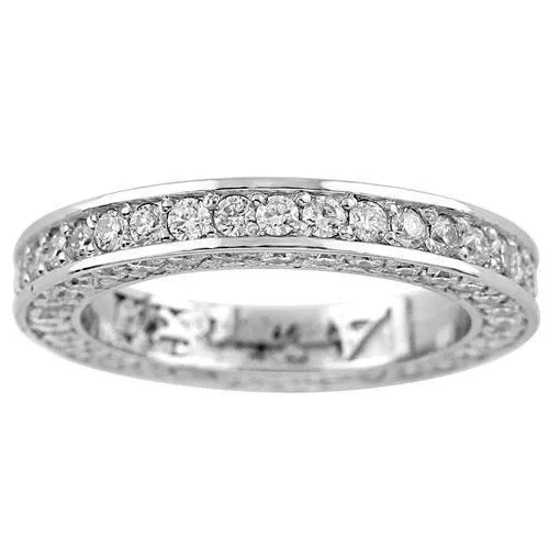 Platinum Womens Diamond Eternity Band 3.00 Ctw