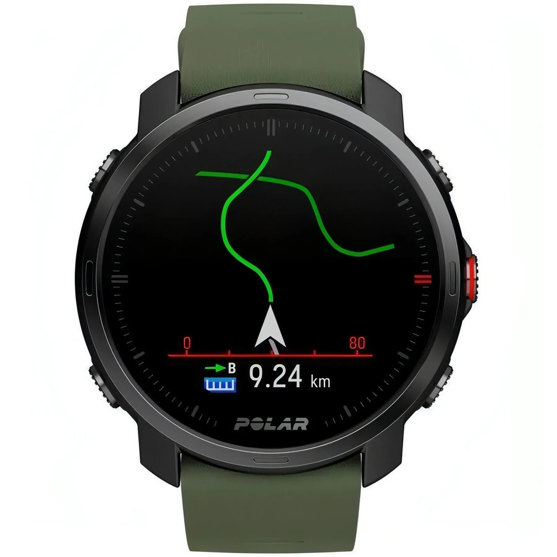 Polar Grit X Outdoor GPS Multisport Watch - Green