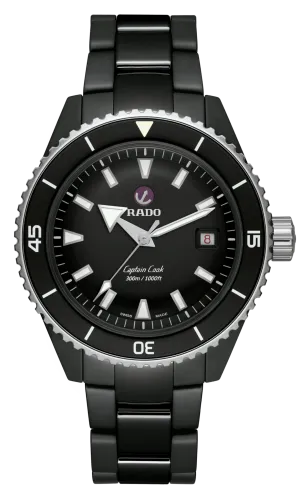 RADO Captain Cook Black High-Tech Ceramic Diver 43mm Men's Watch R32129152