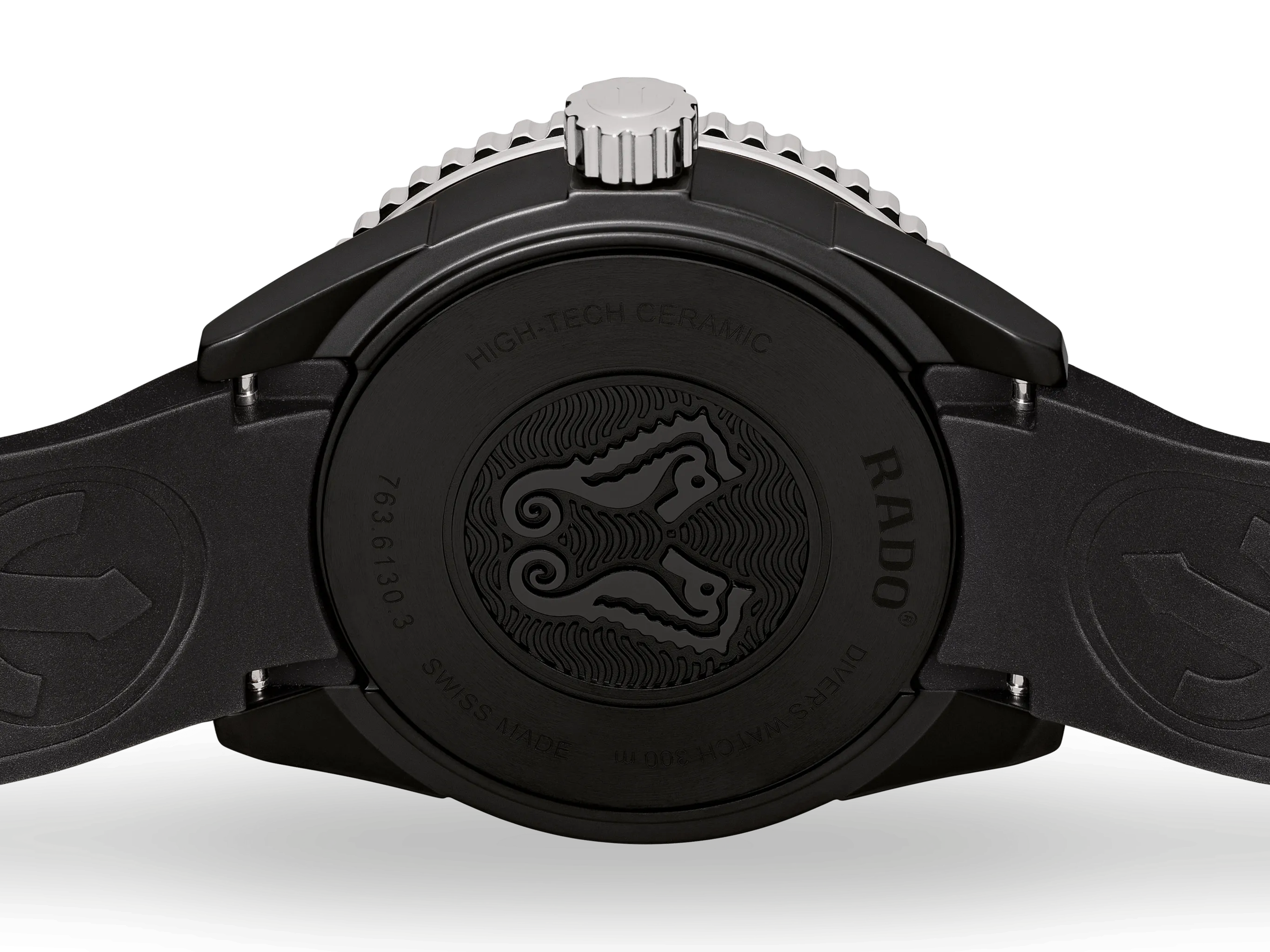 RADO Captain Cook Black High-Tech Ceramic Diver 43mm Rubber Strap Men's Watch R32129158