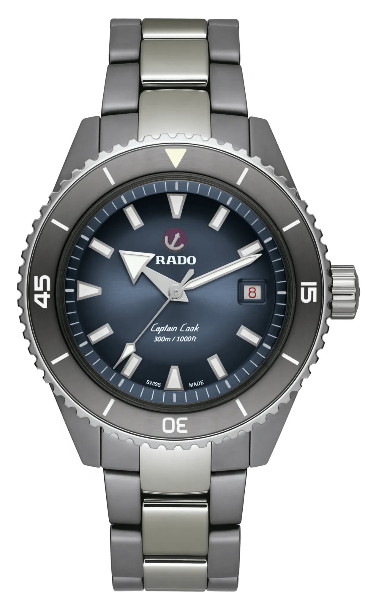 RADO Captain Cook Plasma High-Tech Ceramic Diver 43mm Men's Watch R32144202