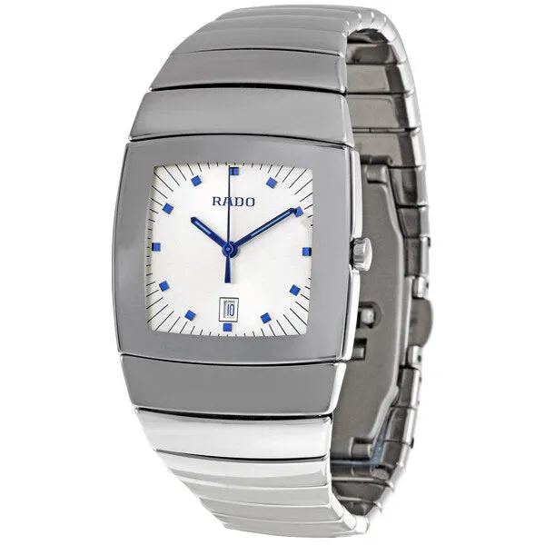 Rado Sintra Silver Dial Platinum Ceramic Ladies Watch R13721102