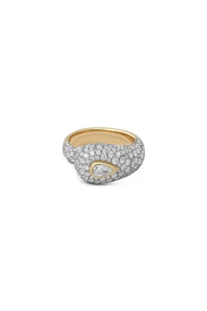 RAINBOW K | 18K GOLD PRESTIGE PAVE DIAMOND RING