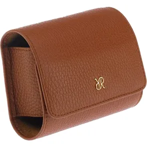 Rapport - Berkeley Single Watch Roll in Brown Leather | D191