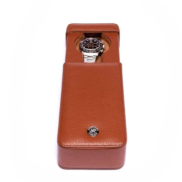 Rapport - Berkeley Single Watch Slipcase in Brown Leather | D161