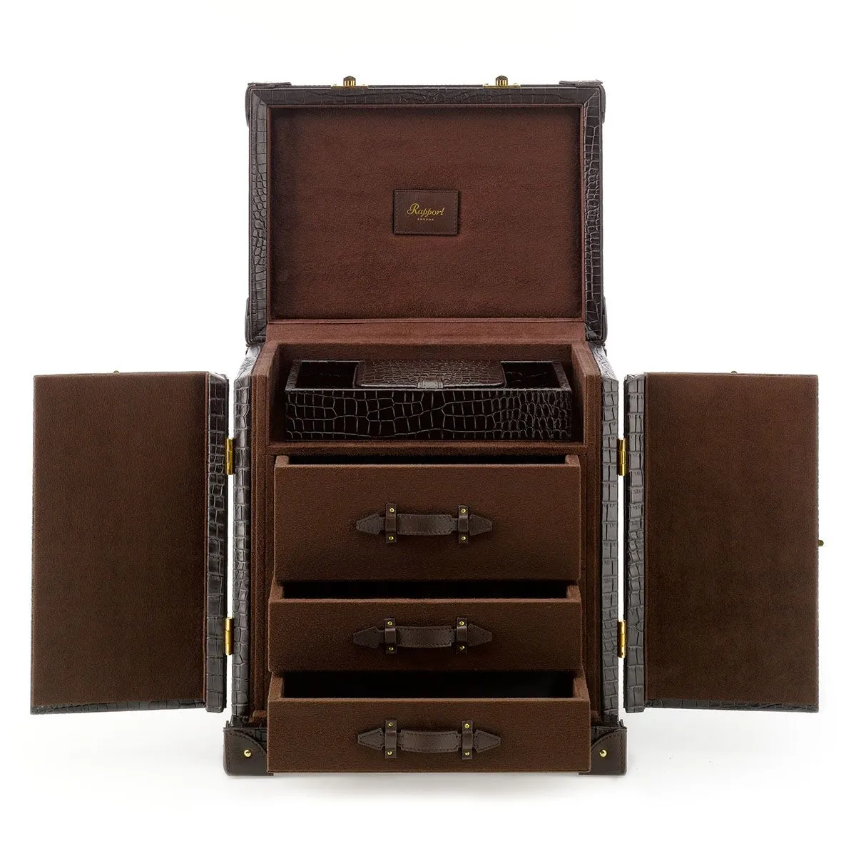 Rapport - Brompton Accessory Trunk in Brown Croco | J162