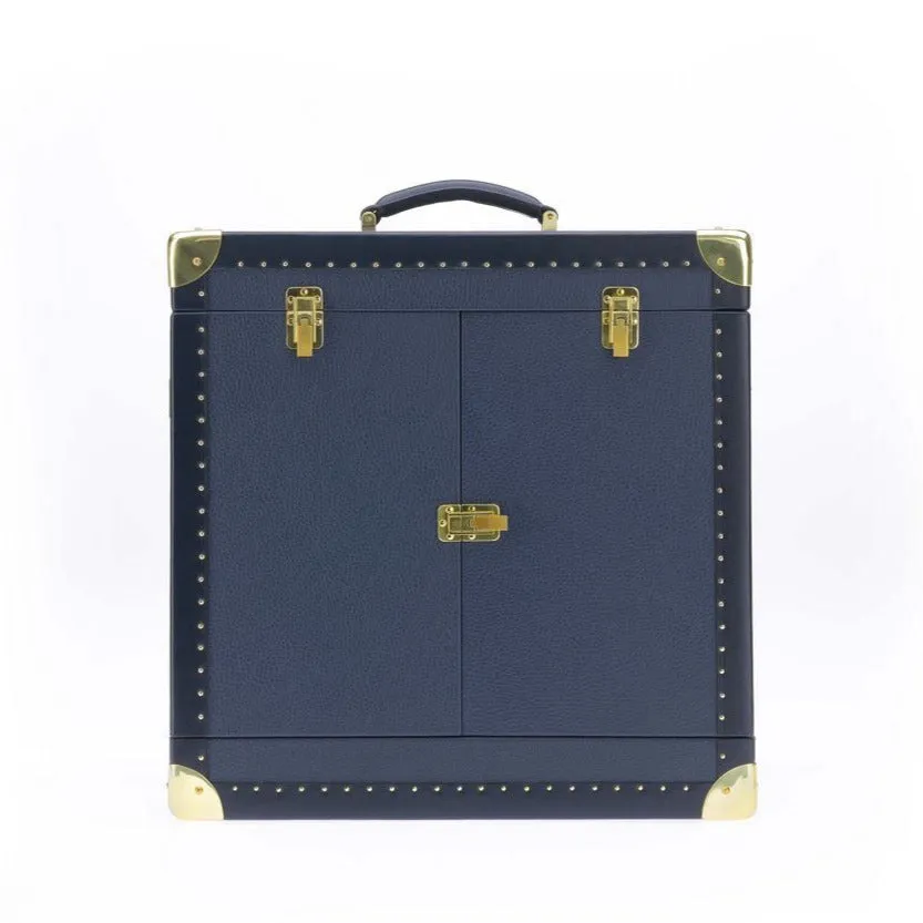 Rapport - Cambridge Watch Winder Trunk in Blue Leather | TR05