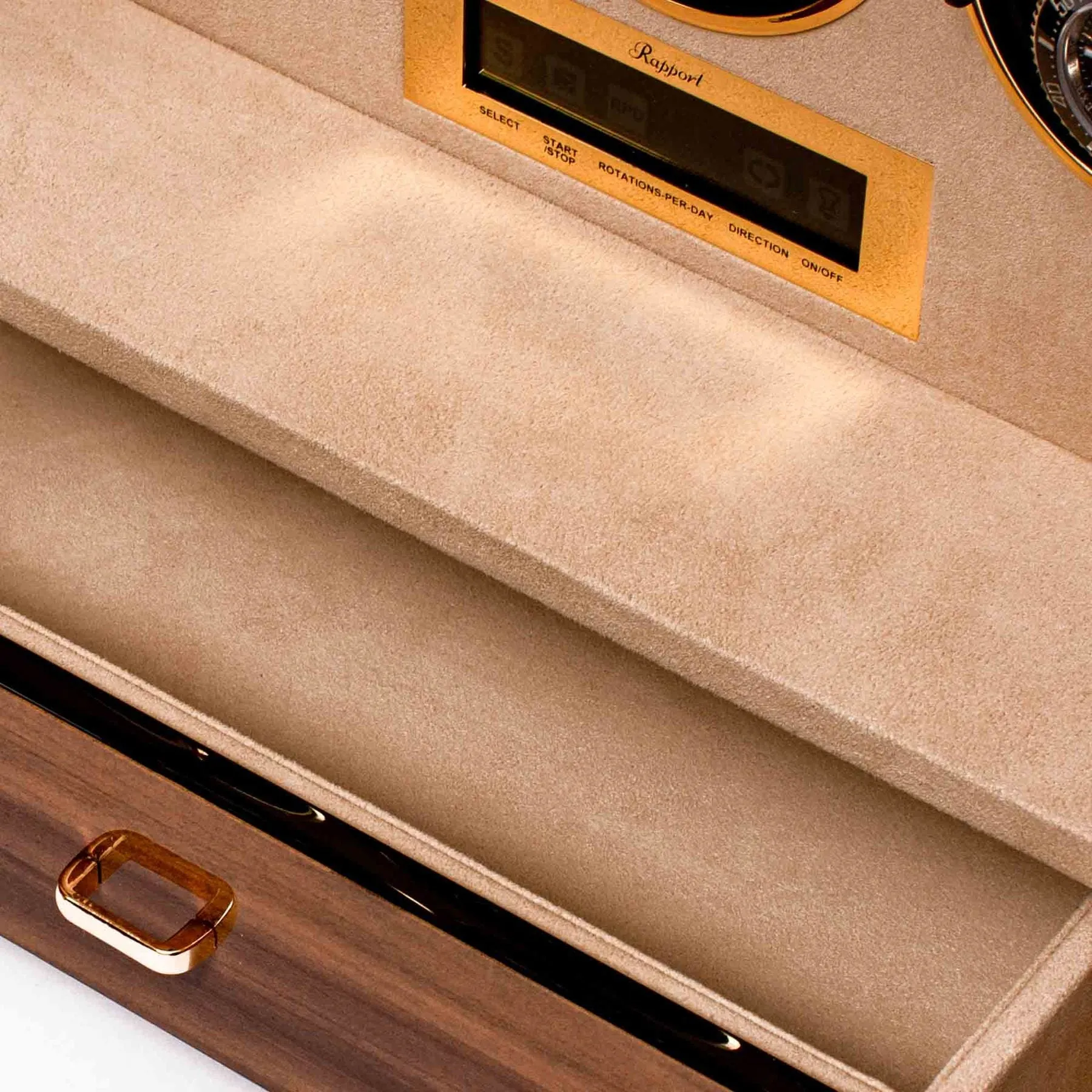 Rapport - Paramount 12-Unit Watch Winder in Walnut | W312