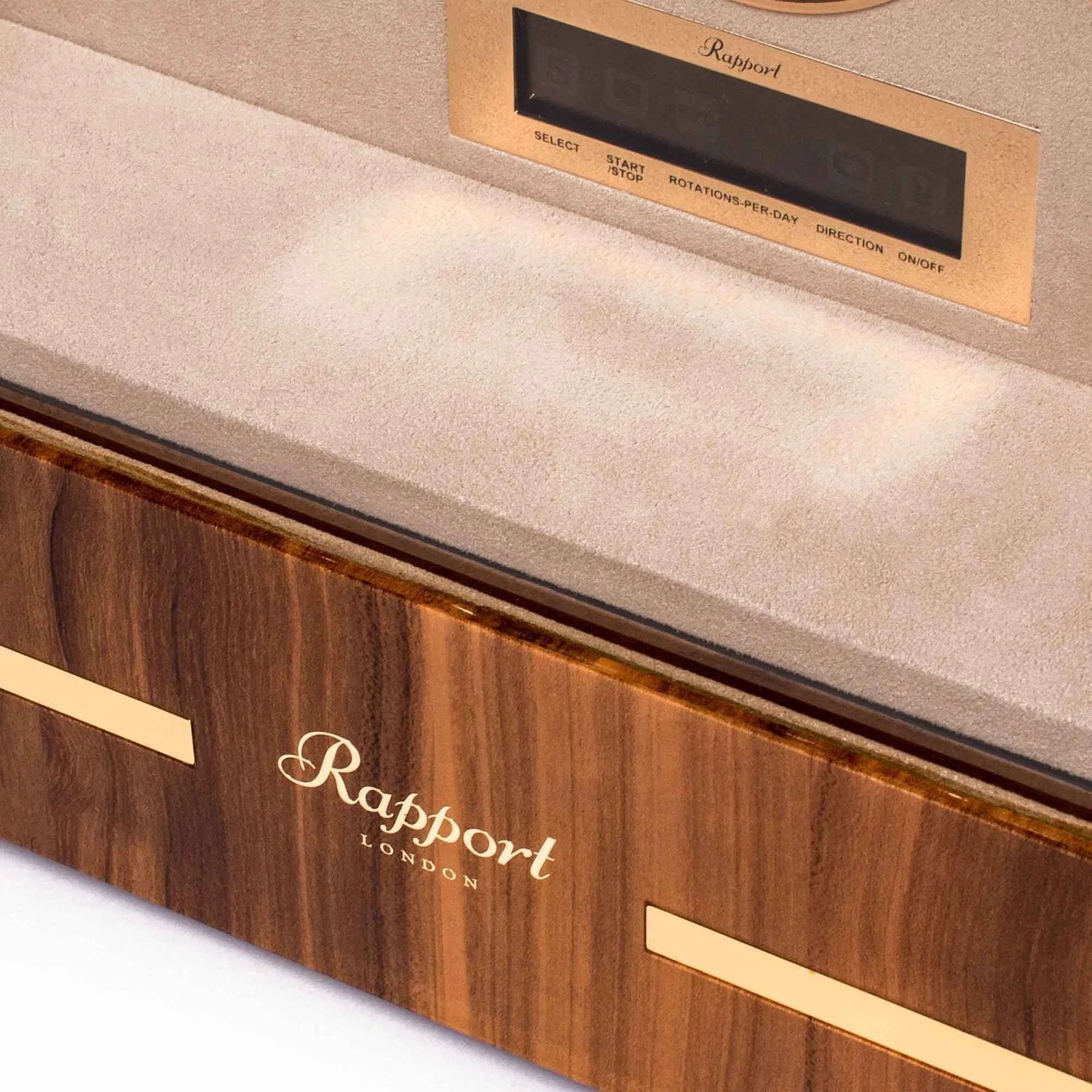 Rapport - Paramount 12-Unit Watch Winder in Walnut | W312