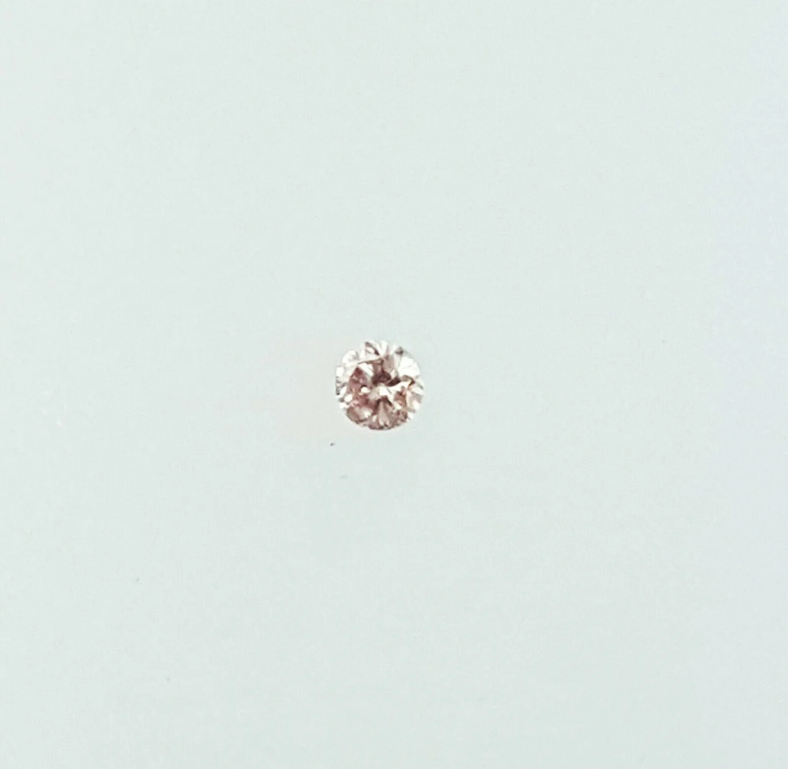 Rare Fancy Color Pink Loose Diamond Natural Original Round Cut  0.01ct 1.4mm