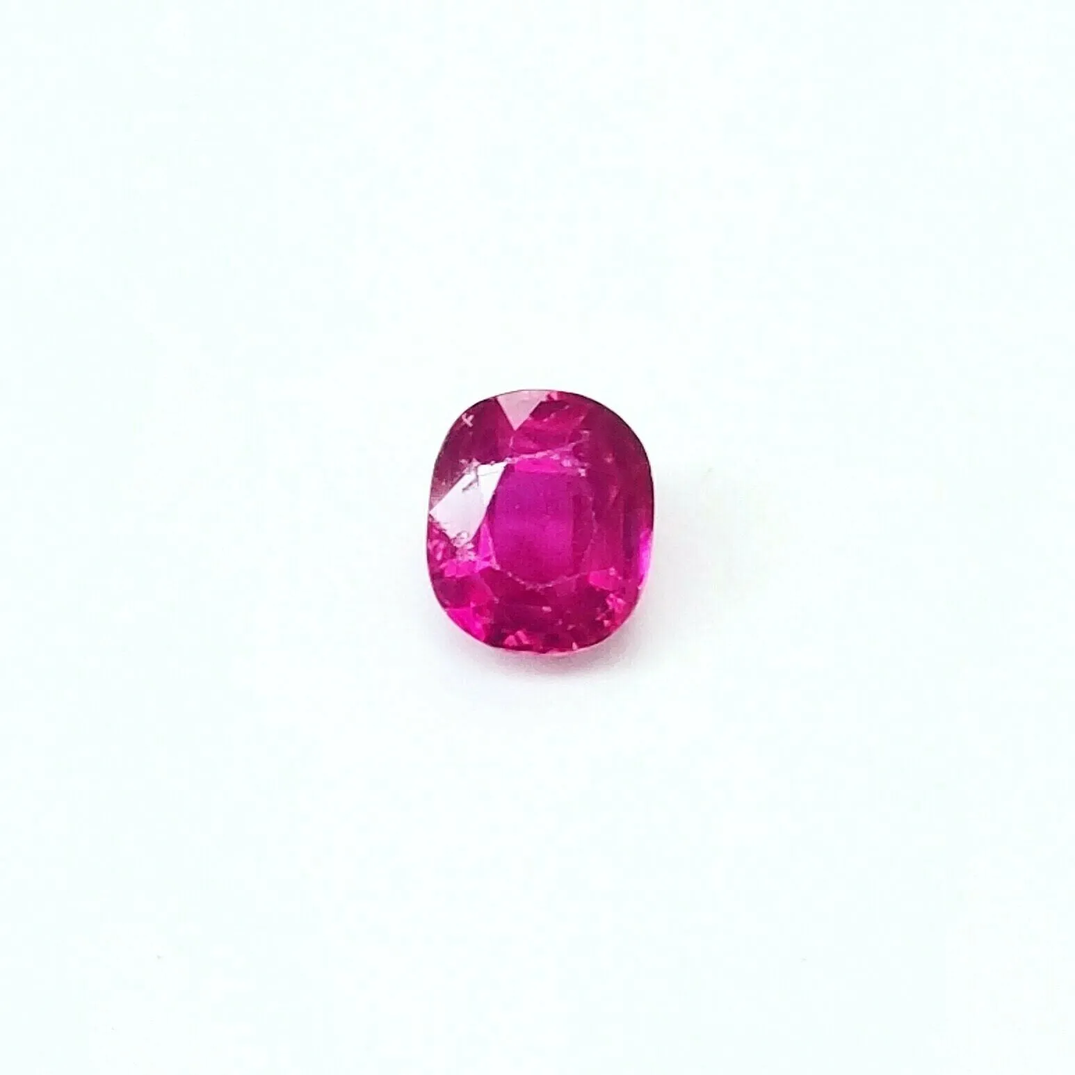 Rare Red Ruby Loose Oval Cut 0.95 CT Beautiful Natural Transparent AGL Certified