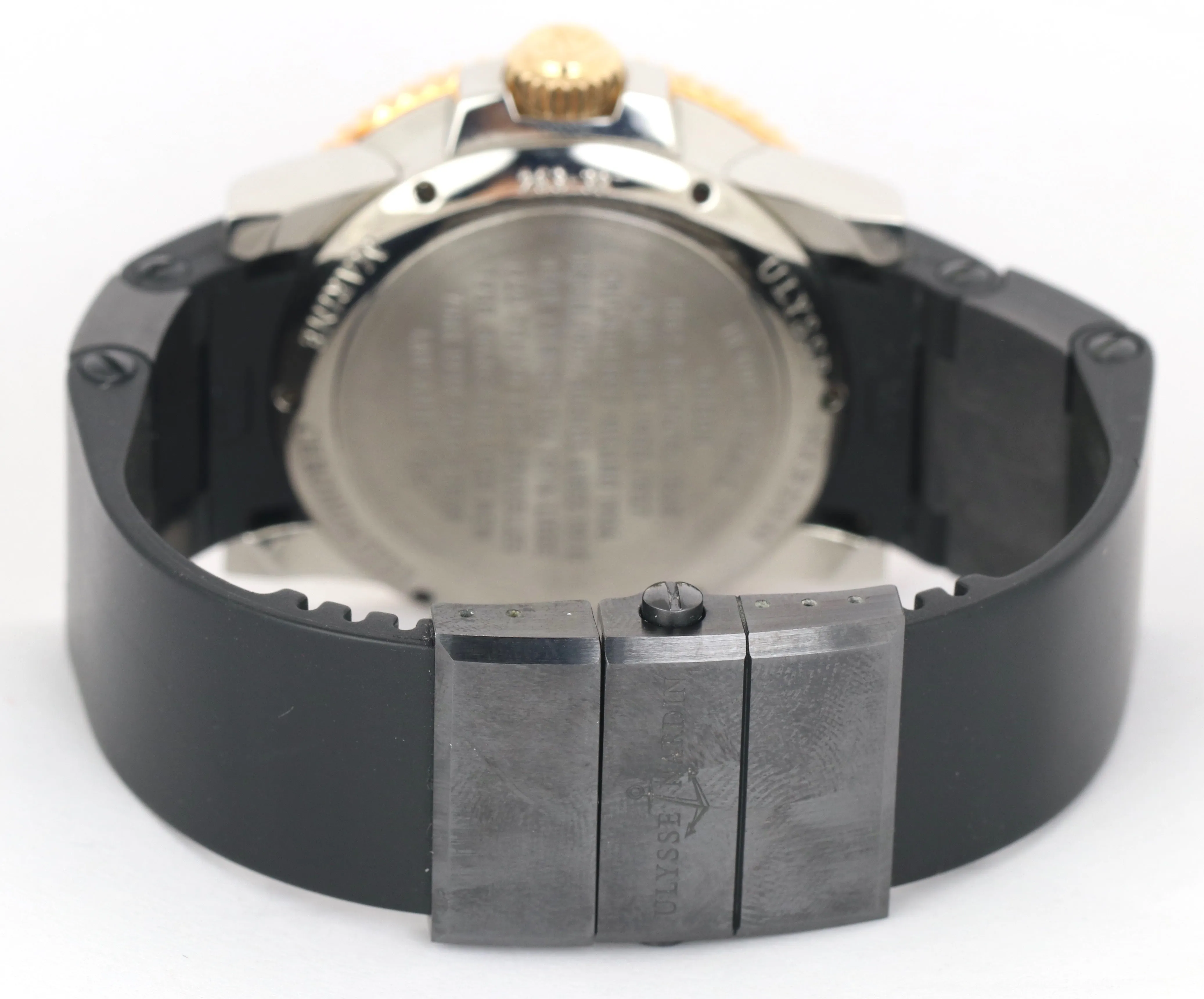 RARE Ulysse Nardin Maxi Marine Two-Tone Diver 18K Gold Stainless 42.7mm 263-33