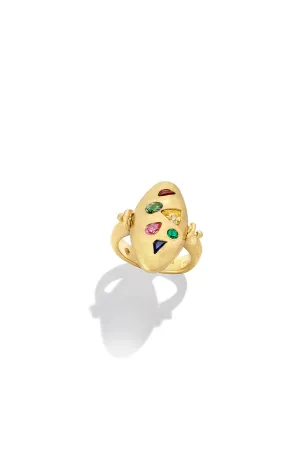 RENATO CIPULLO | 18K REVERSIBLE GEO PEBBLE RING