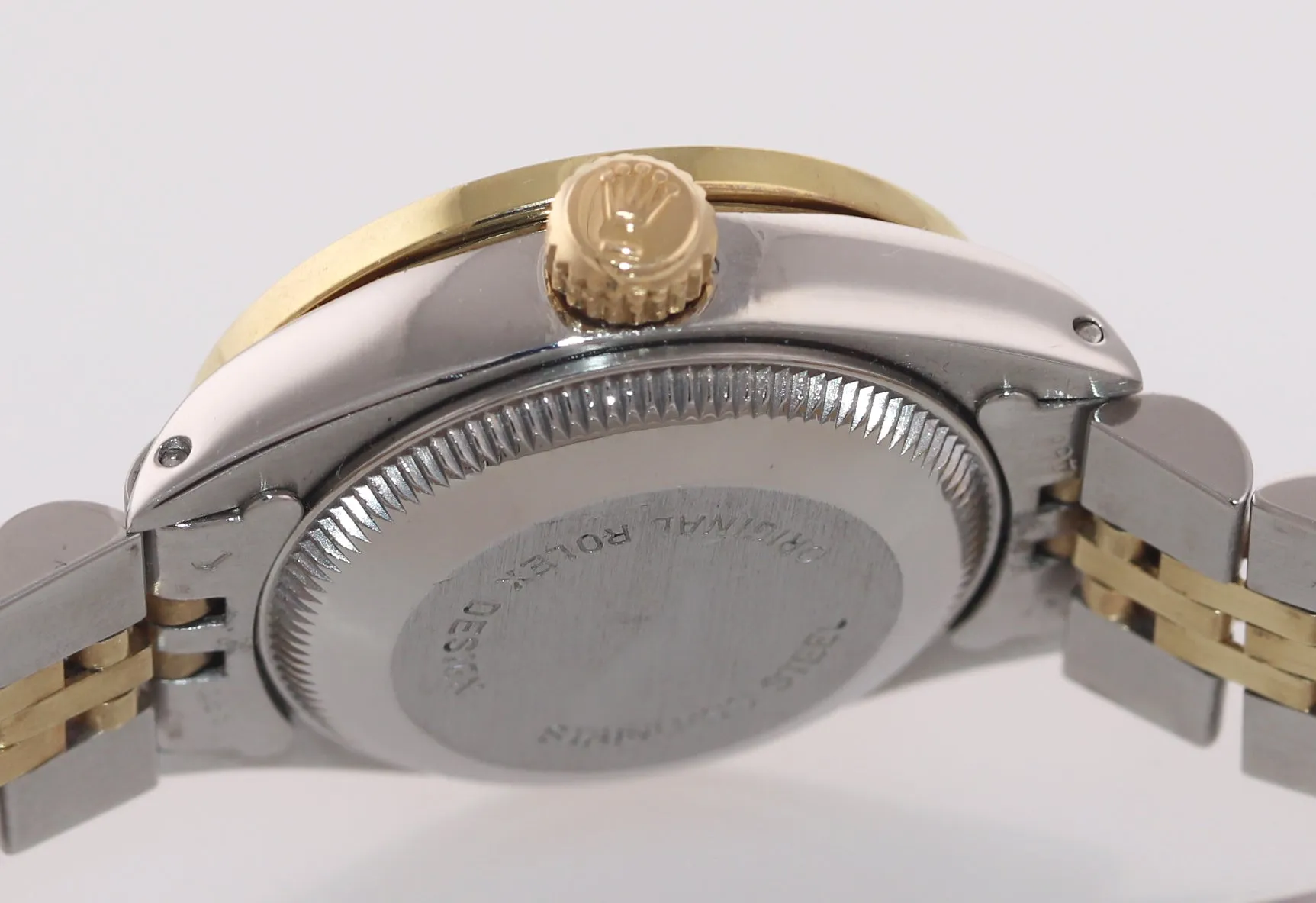 Rolex 6917 Two Tone 18k Gold 26mm mother of pearl diamond Bezel Jubilee Watch Box