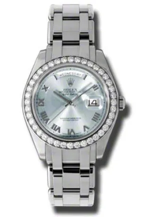 Rolex Day-Date Ice Blue Dial Platinum Automatic Men's Watch 18946IBLRPM