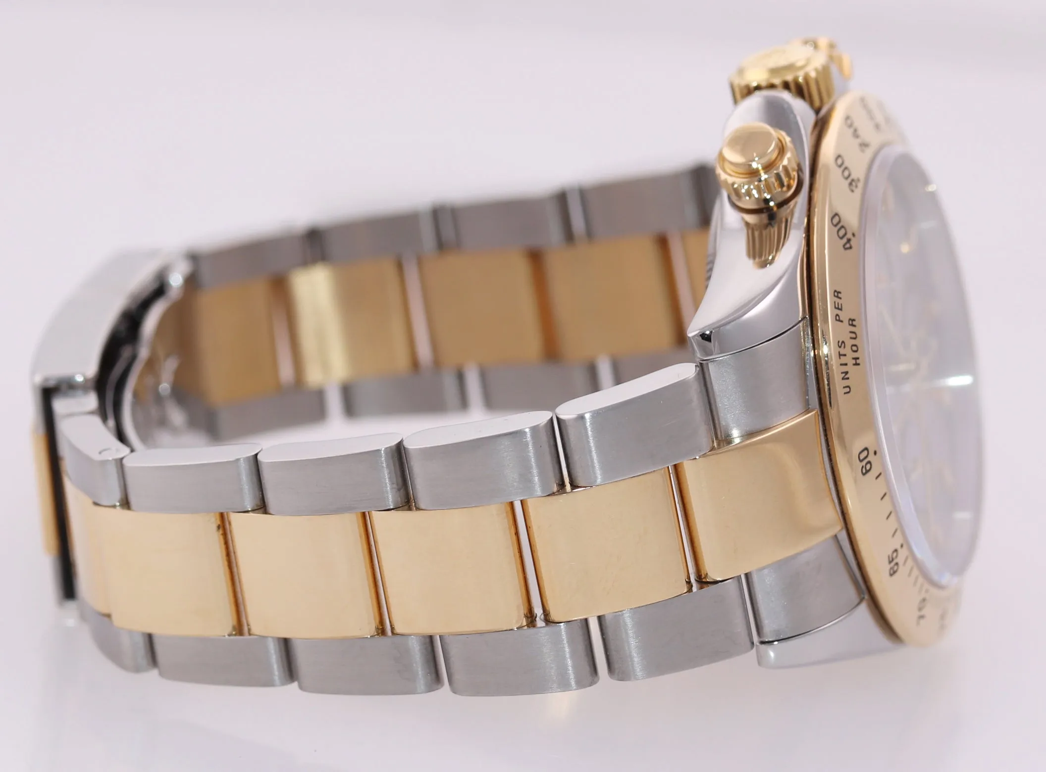 Rolex Daytona 116523 Slate Silver Dial Steel 18k Yellow Gold Two Tone Watch Box