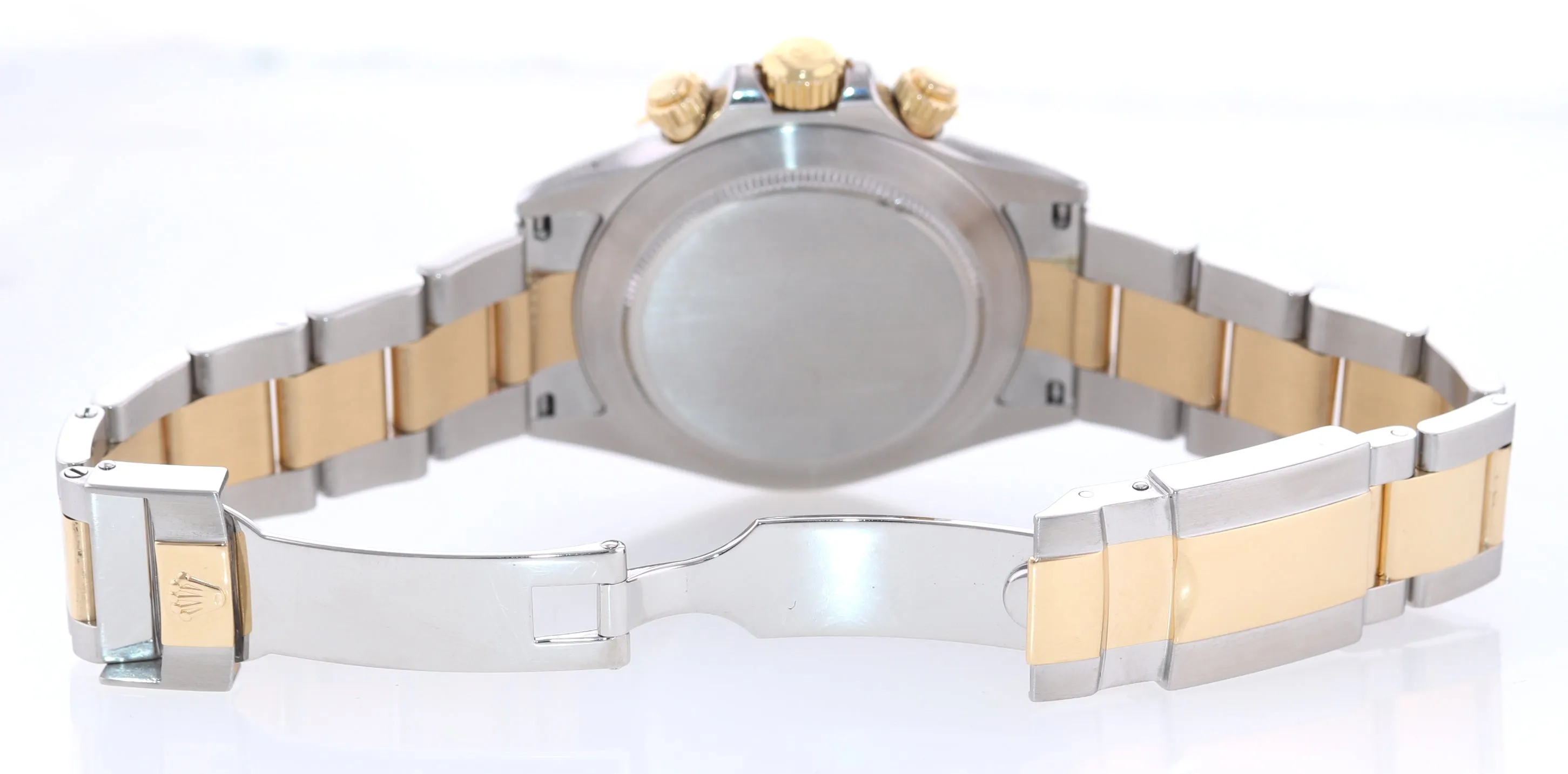 Rolex Daytona 116523 White Panda Steel 18k Yellow Gold Two Tone Watch Box