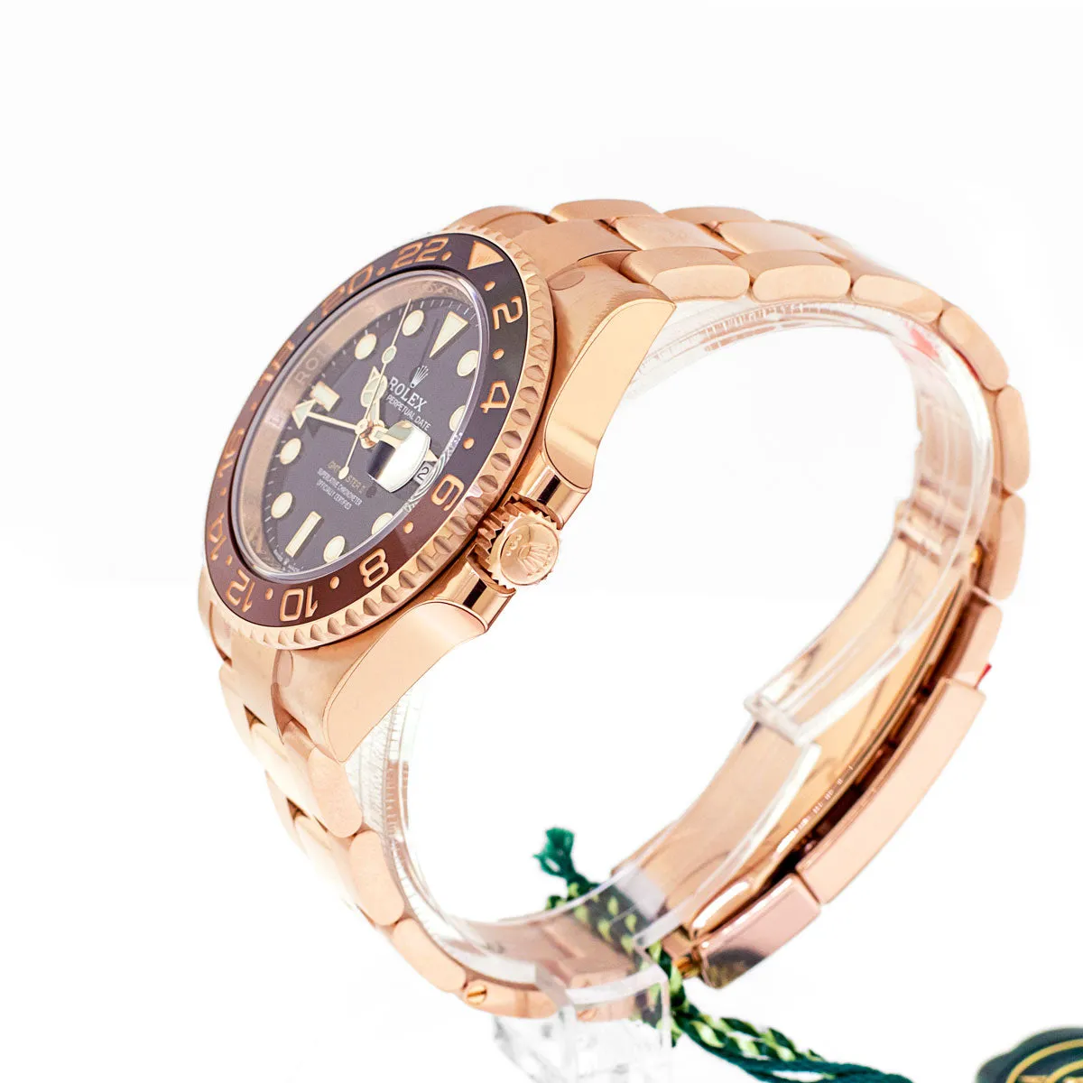 Rolex GMT-Master II "Root Beer" 40mm Everose Gold Black Dial & Brown Black Bezel 126715CHNR